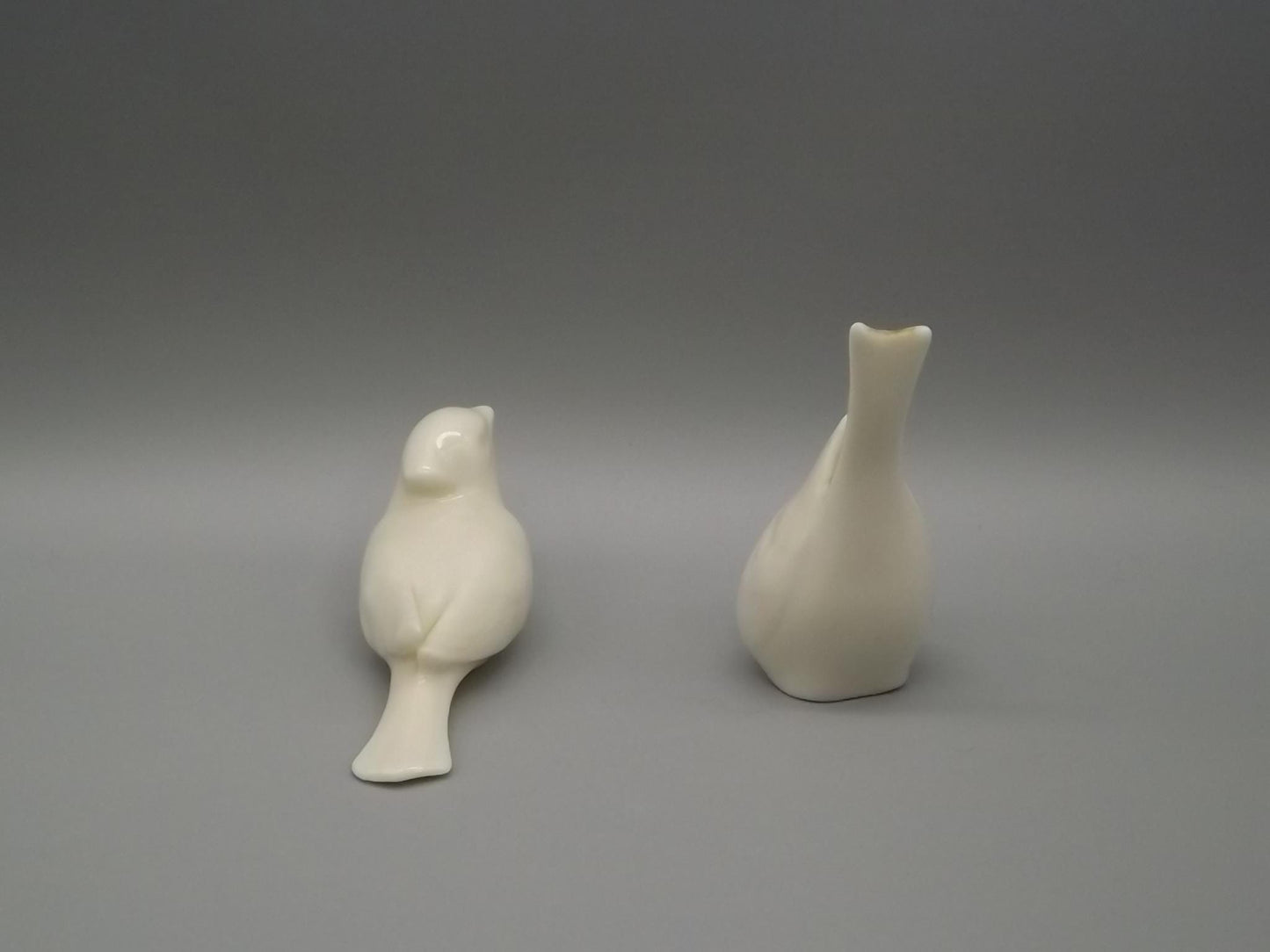 Vintage Lenox Porcelain Bird Figurines: Green Wreath Mark, 1930s