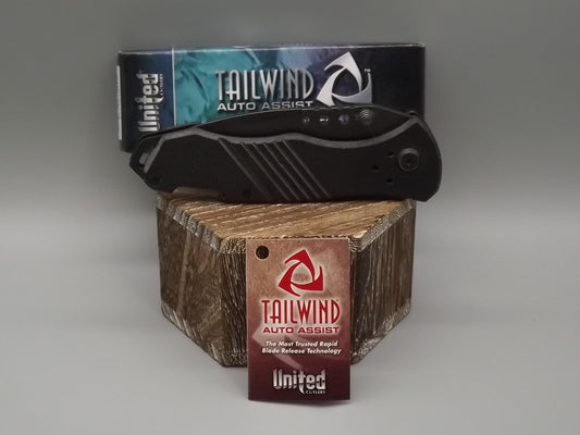 Tailwind United Cutlery Auto Assist Tanto Folding Knife with Box
