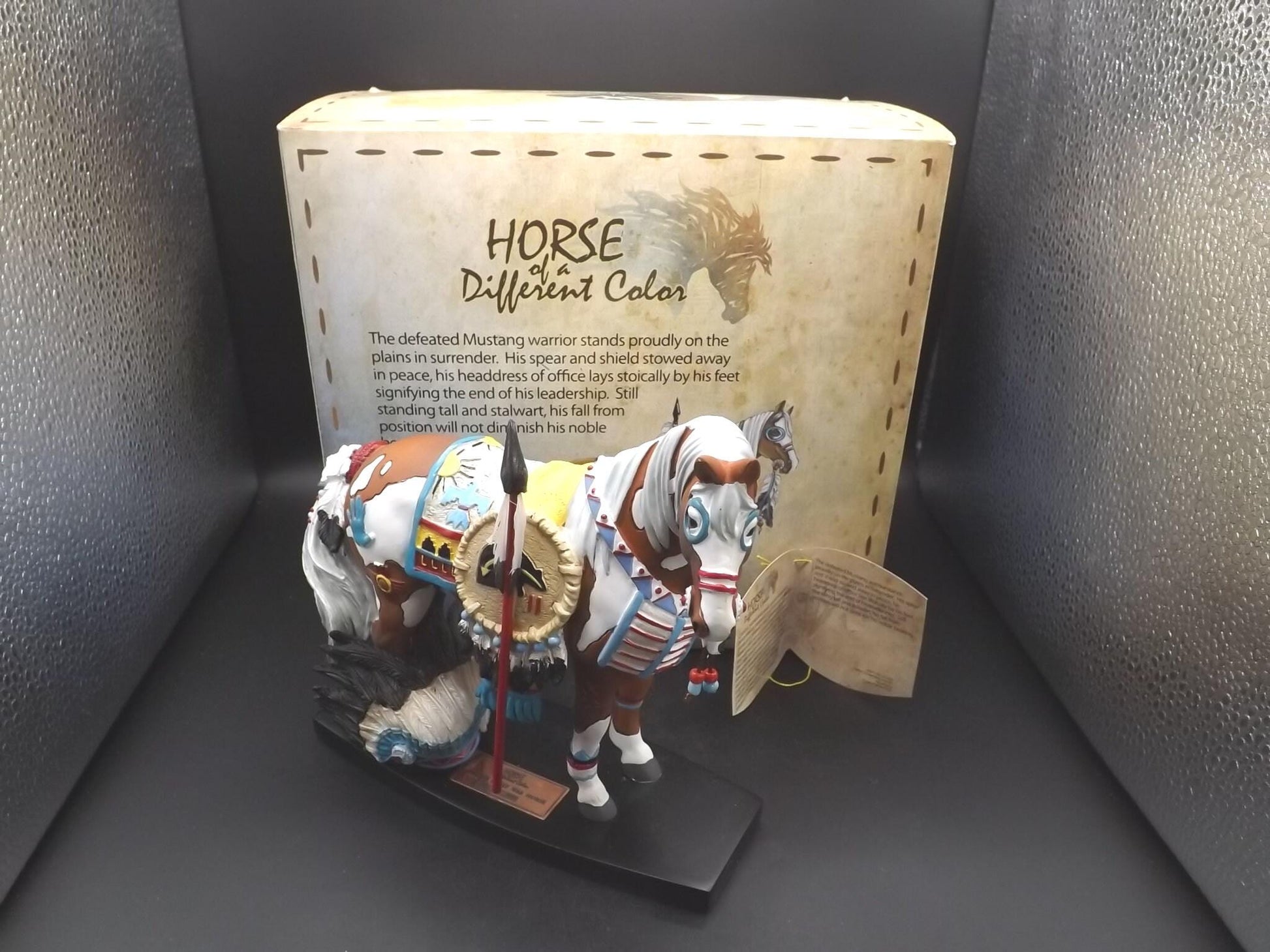 Westland "Fallen Chief War Horse" Mustang Figurine - Limited Edition