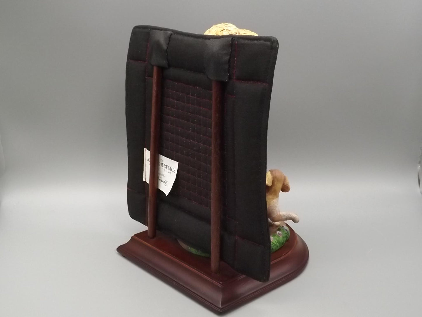 Vintage Willits Amish Figurine: "Aaron and Caleb" Boy with Dog