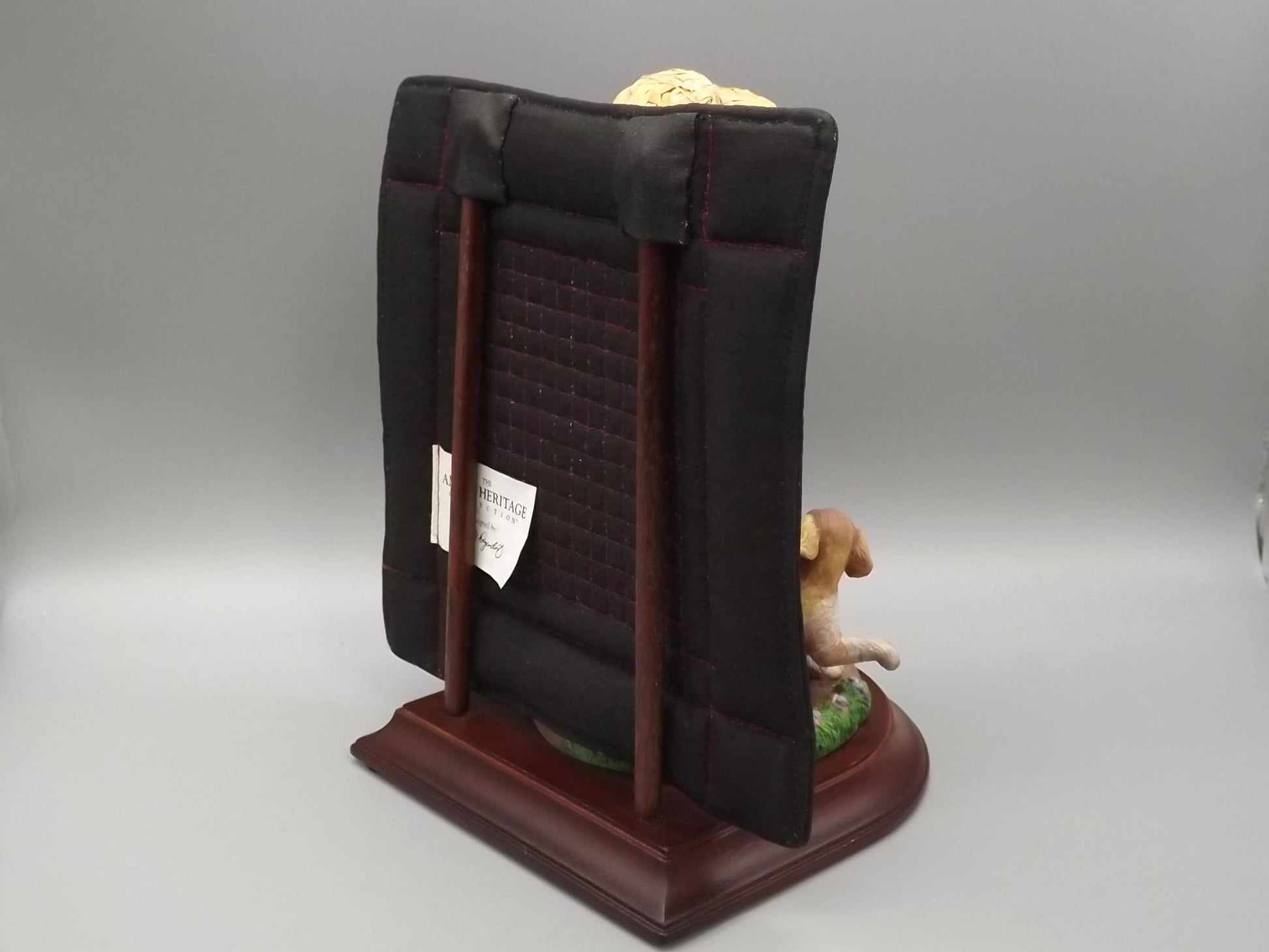 Vintage Willits Amish Figurine: "Aaron and Caleb" Boy with Dog