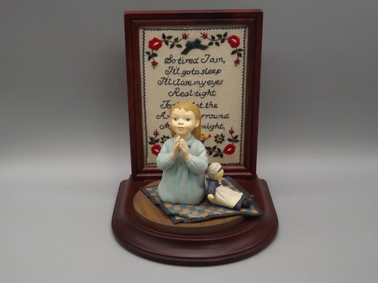 Willits Amish Heritage Figurine: Caroline's Bedtime Prayer, Limited Edition