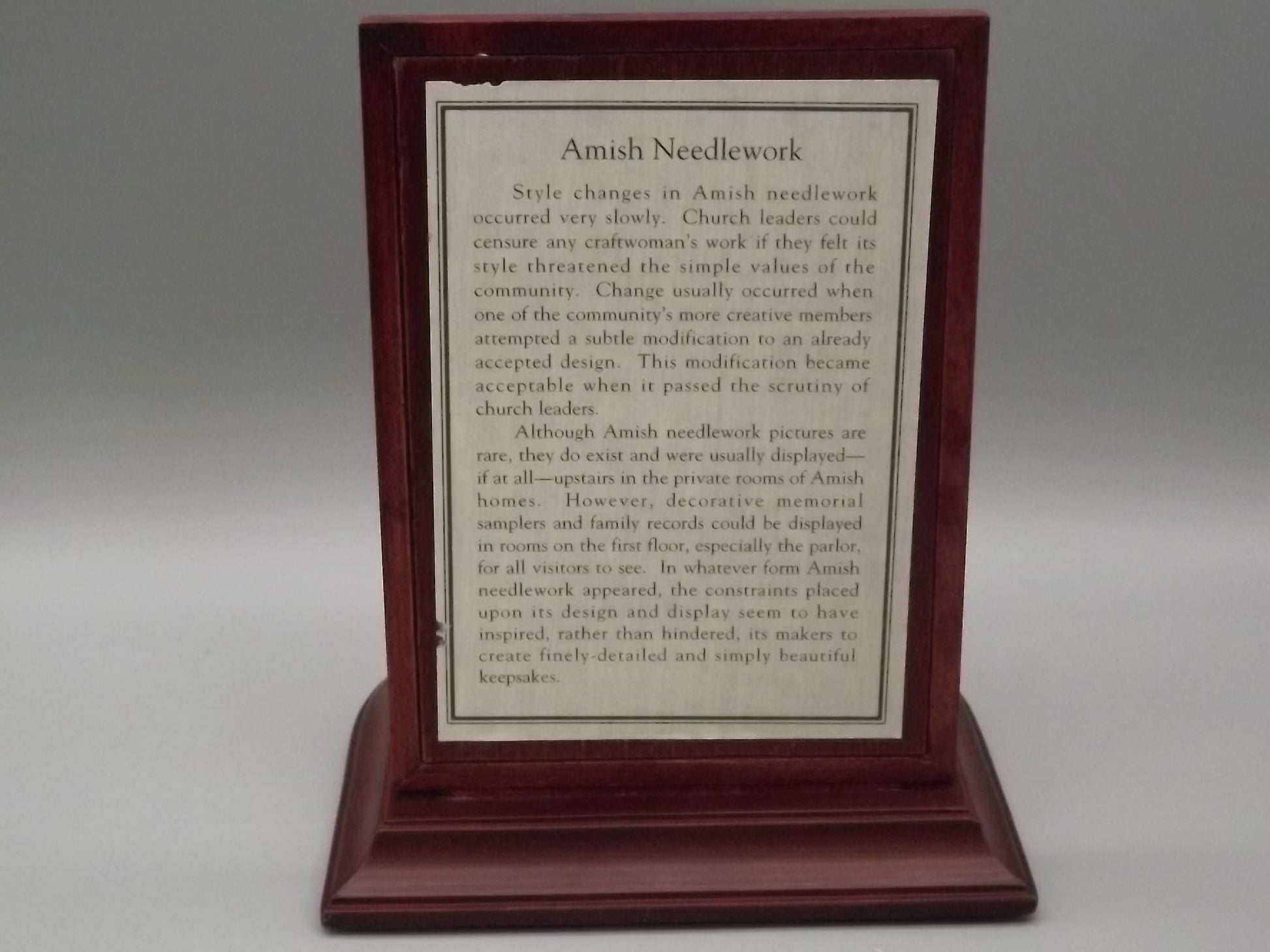 Willits Amish Heritage Figurine: Caroline's Bedtime Prayer, Limited Edition