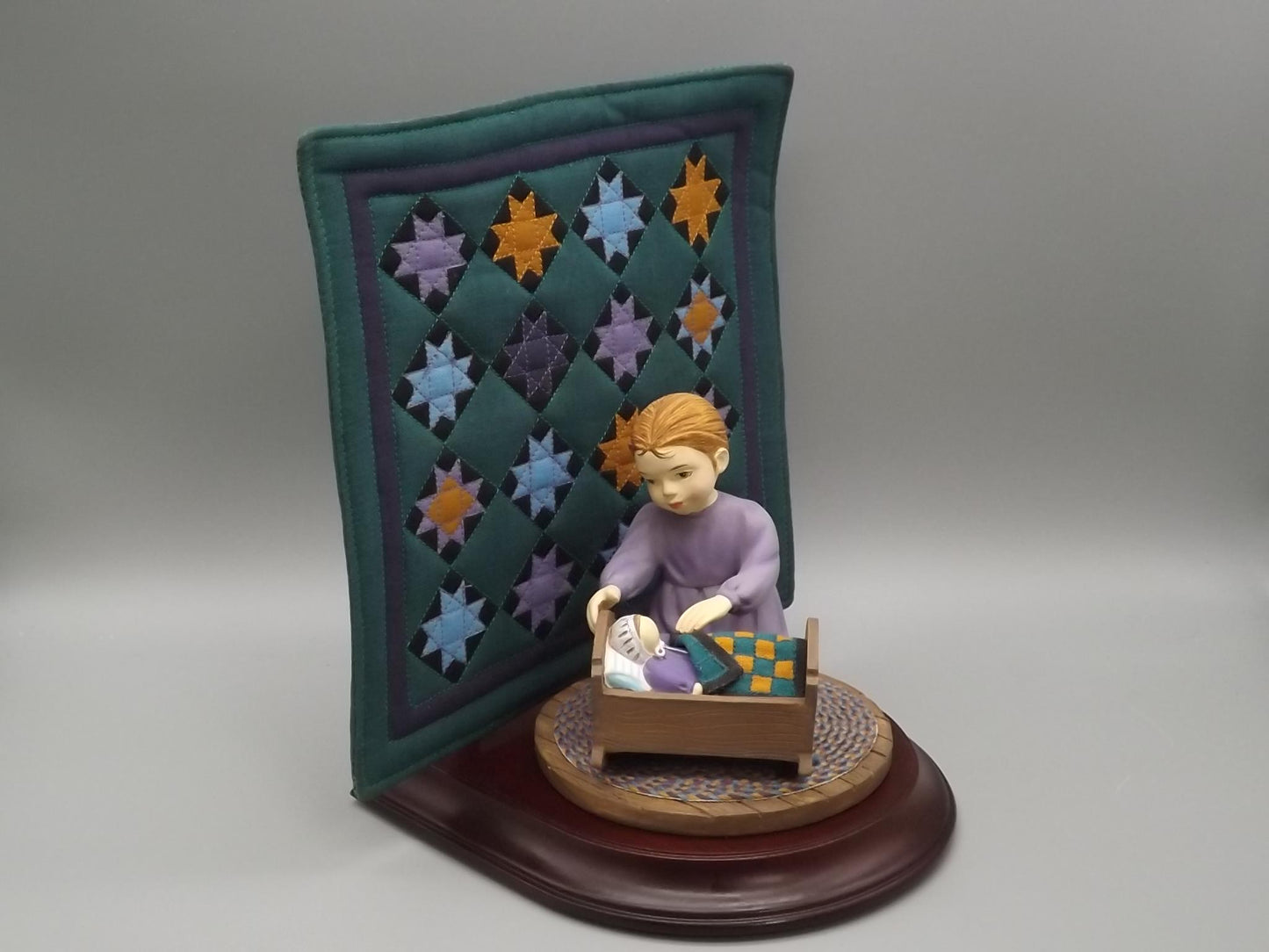 Vintage Willits Amish Heritage Figurine: "Caroline" Tucking Doll