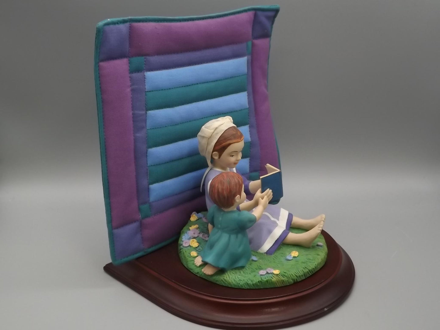 Vintage Willits Amish Figurine: "Sarah and Maggie" Reading