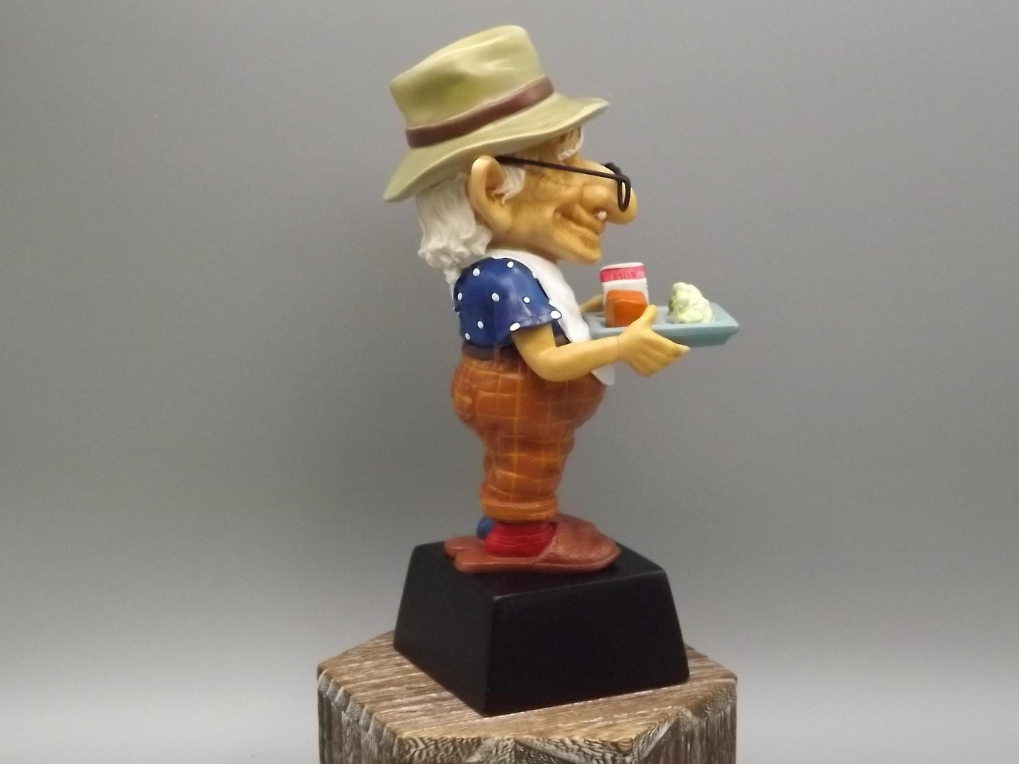 Westland Coots "Buffet" Figurine: Senior Citizen with Food Tray