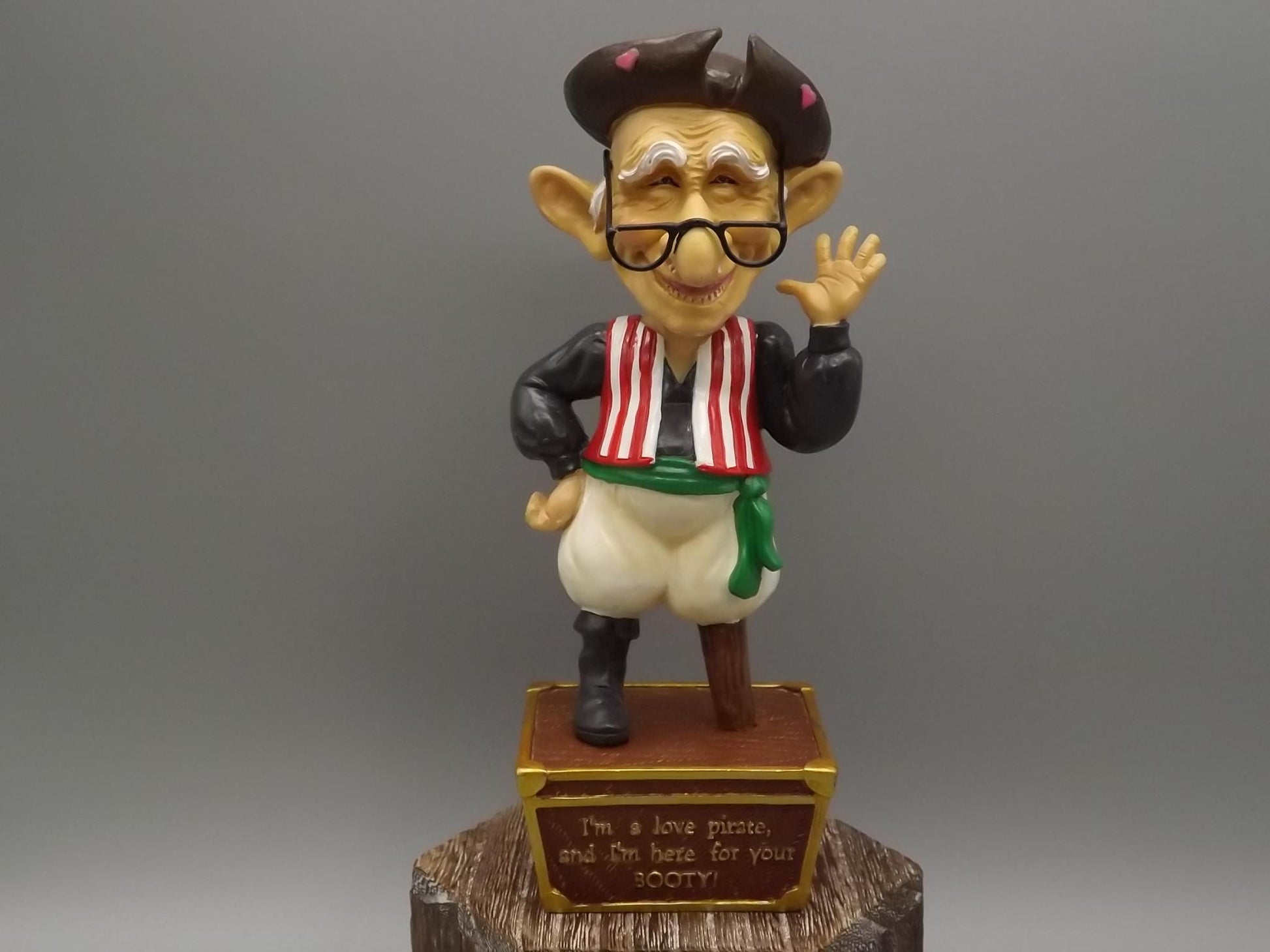 Westland Coots "Booty Pirate" Figurine: Senior Citizen Pirate Costume