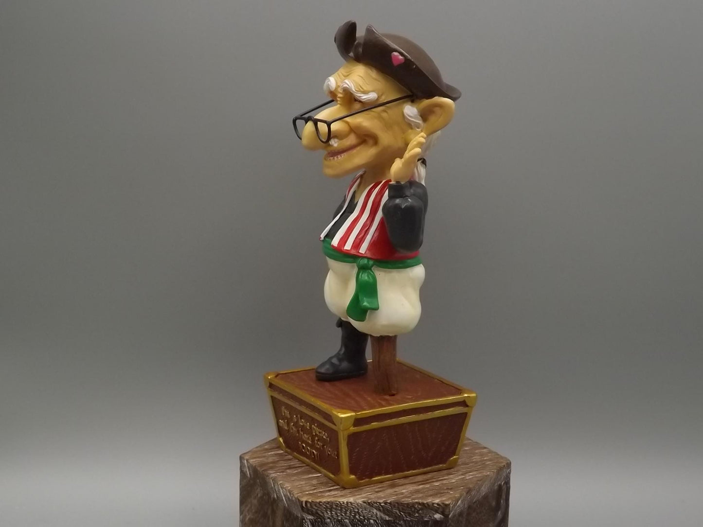 Westland Coots "Booty Pirate" Figurine: Senior Citizen Pirate Costume