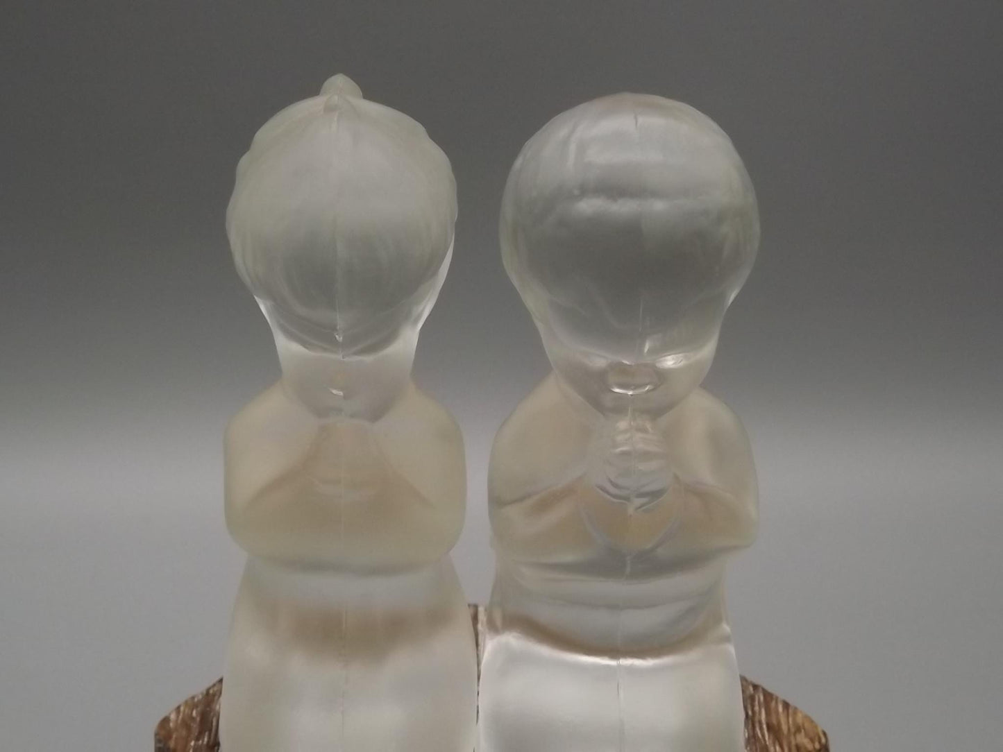 Vintage Fenton Glass Figurines: Praying Boy and Girl