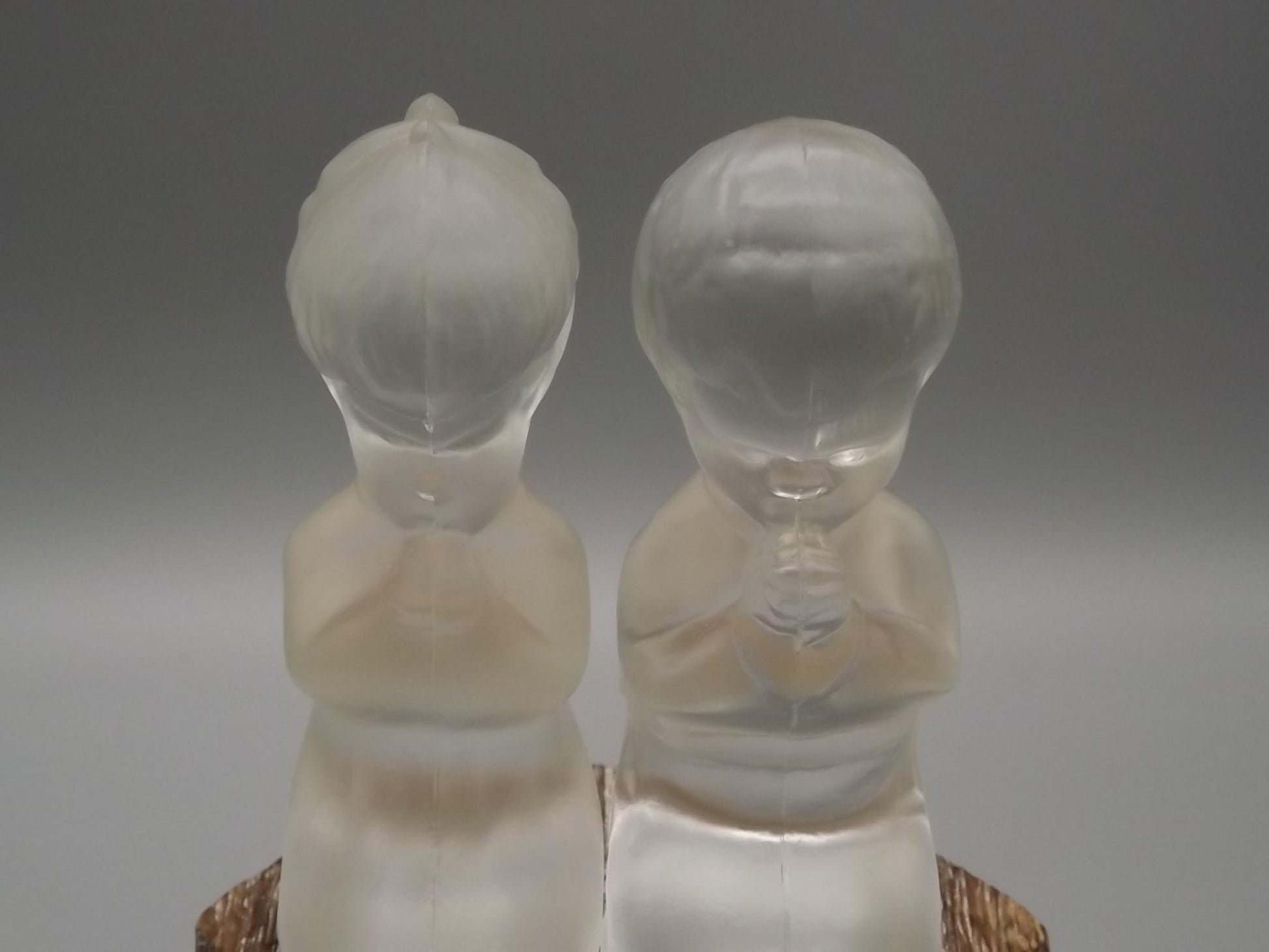 Vintage Fenton Glass Figurines: Praying Boy and Girl