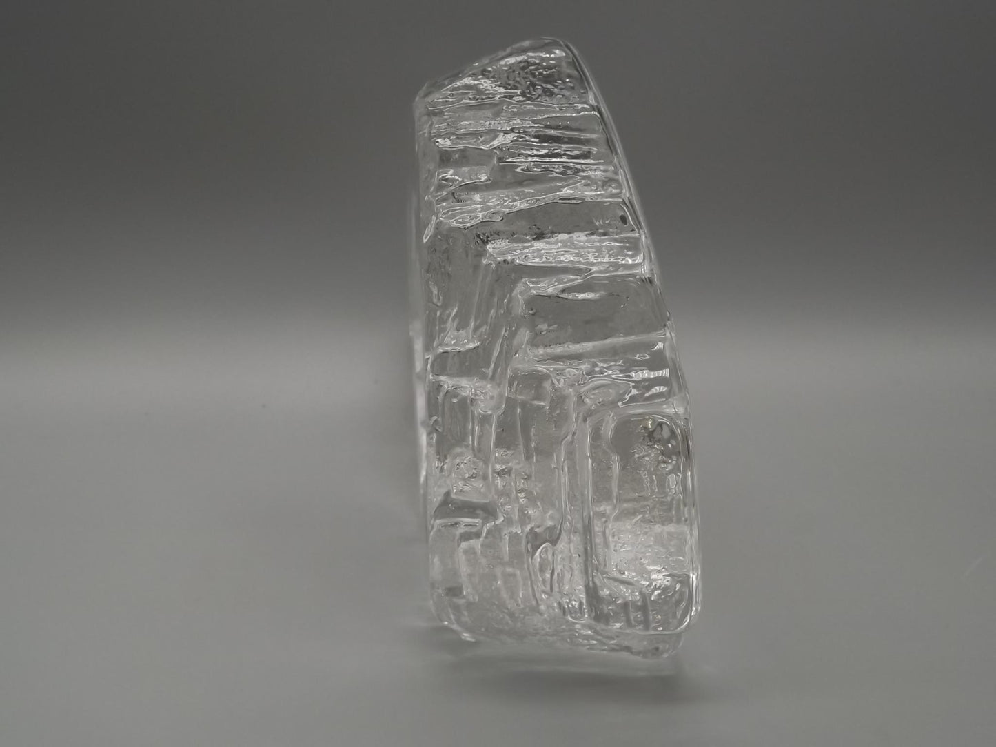 Mats Jonasson Angel Fish Glass Sculpture: Swedish Art Glass Figurine