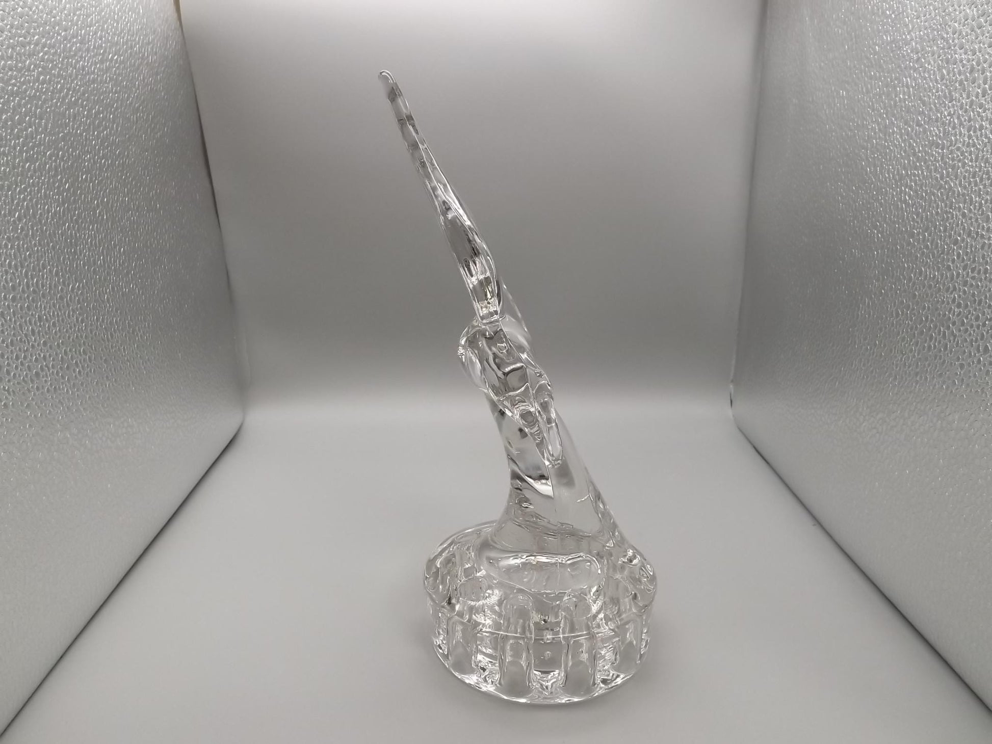 Vintage Cambridge Glass Bird Flower Frog: 1940s Floral Centerpiece