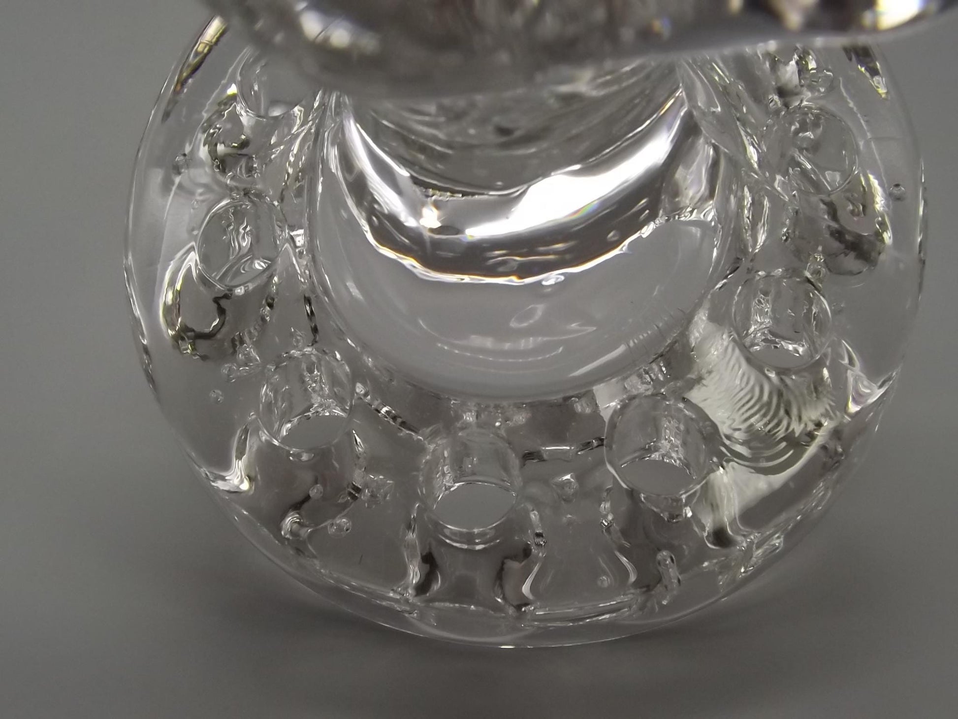 Vintage Cambridge Glass Bird Flower Frog: 1940s Floral Centerpiece