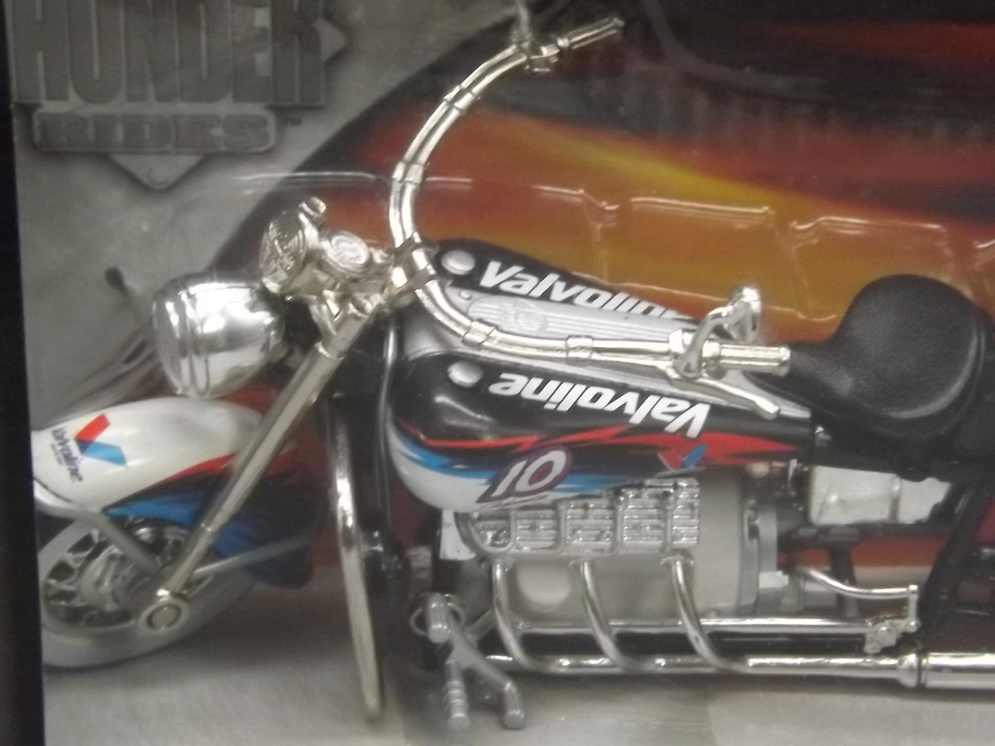 Vintage 2002 Hot Wheels Valvoline Motorcycle - Unopened Box