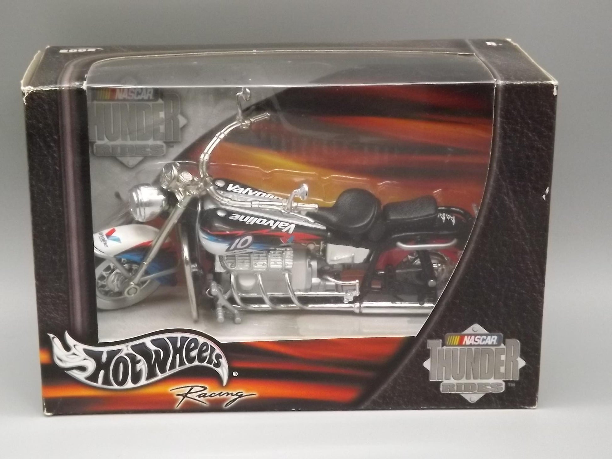 Vintage 2002 Hot Wheels Valvoline Motorcycle - Unopened Box