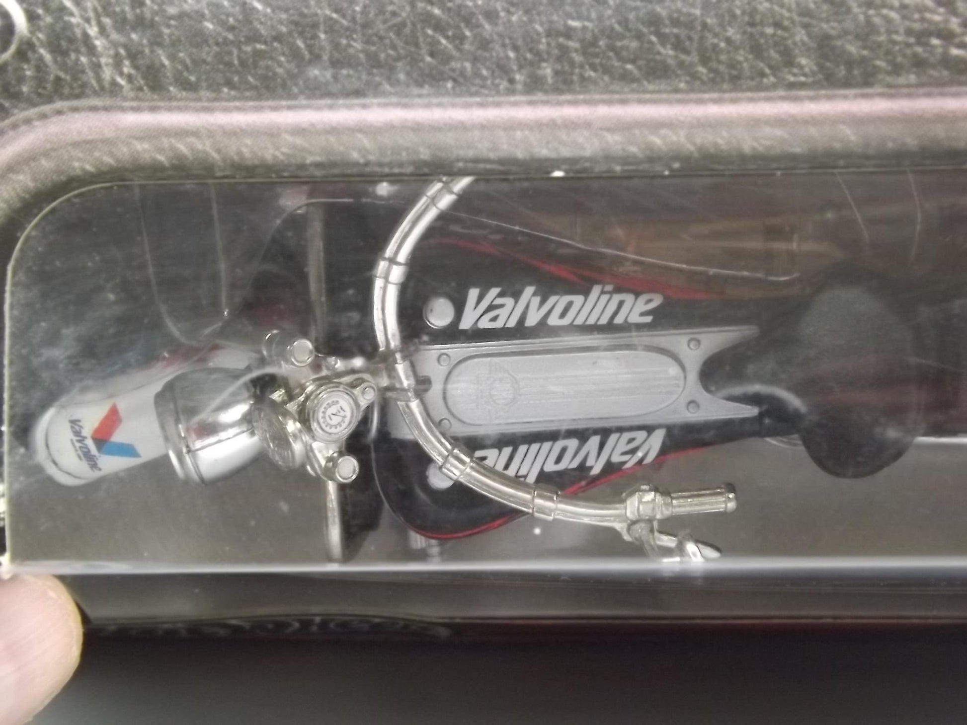 Vintage 2002 Hot Wheels Valvoline Motorcycle - Unopened Box