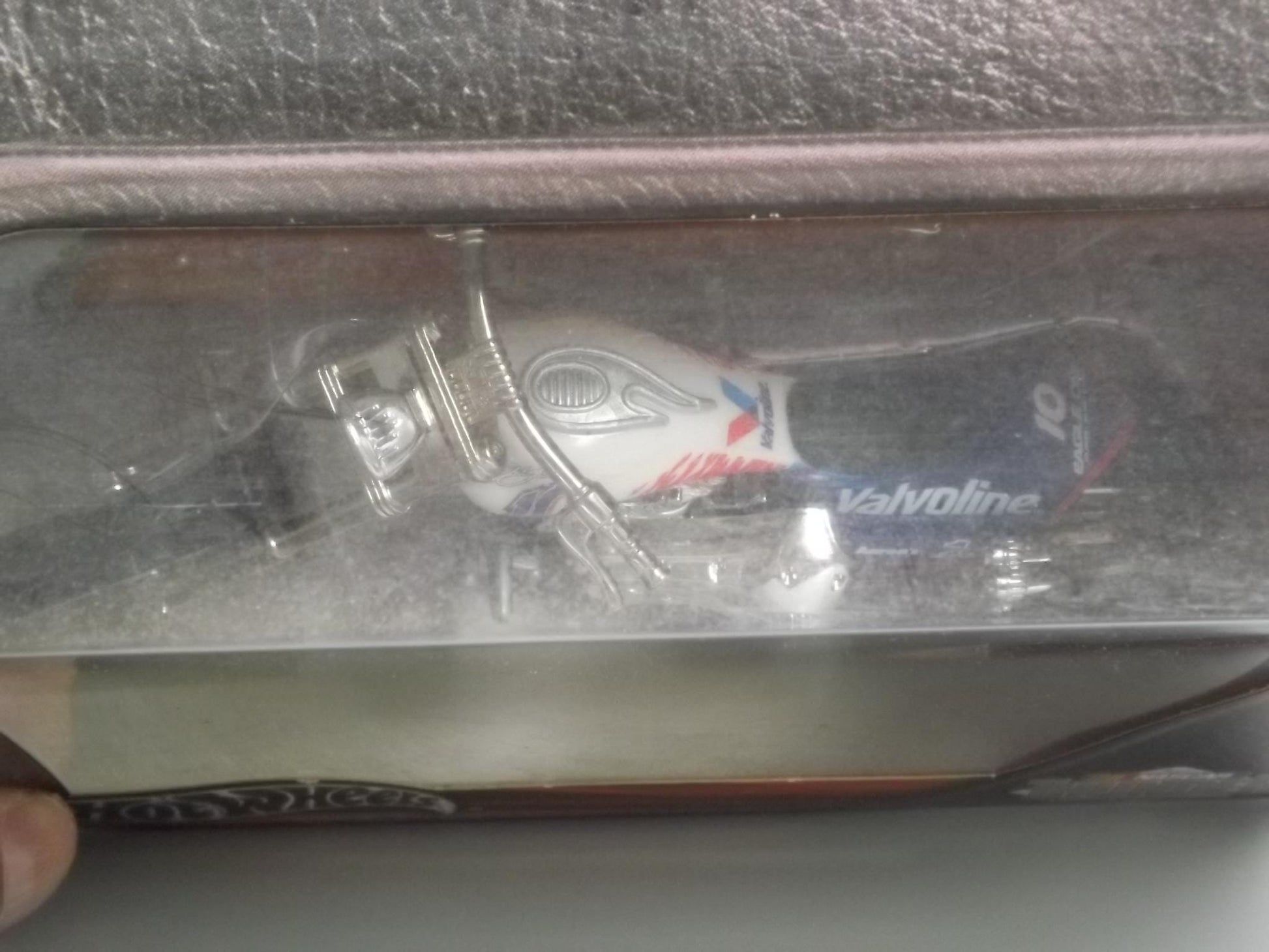 Vintage 2002 Hot Wheels Valvoline Motorcycle - Thunder Rides #10, Unopened Box