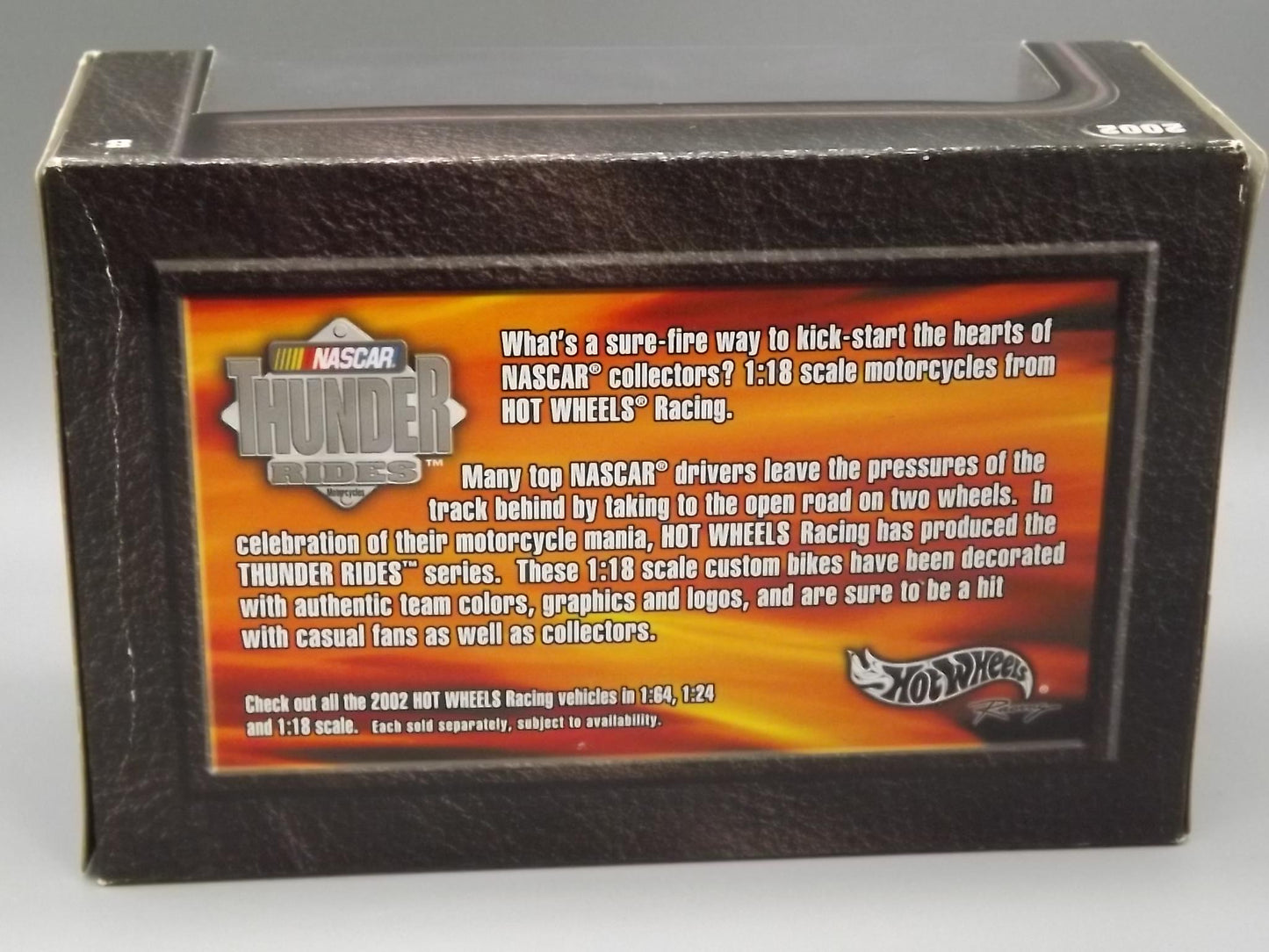 Vintage 2002 Hot Wheels Sterling Martin Motorcycle - Valvoline #40, New in Box