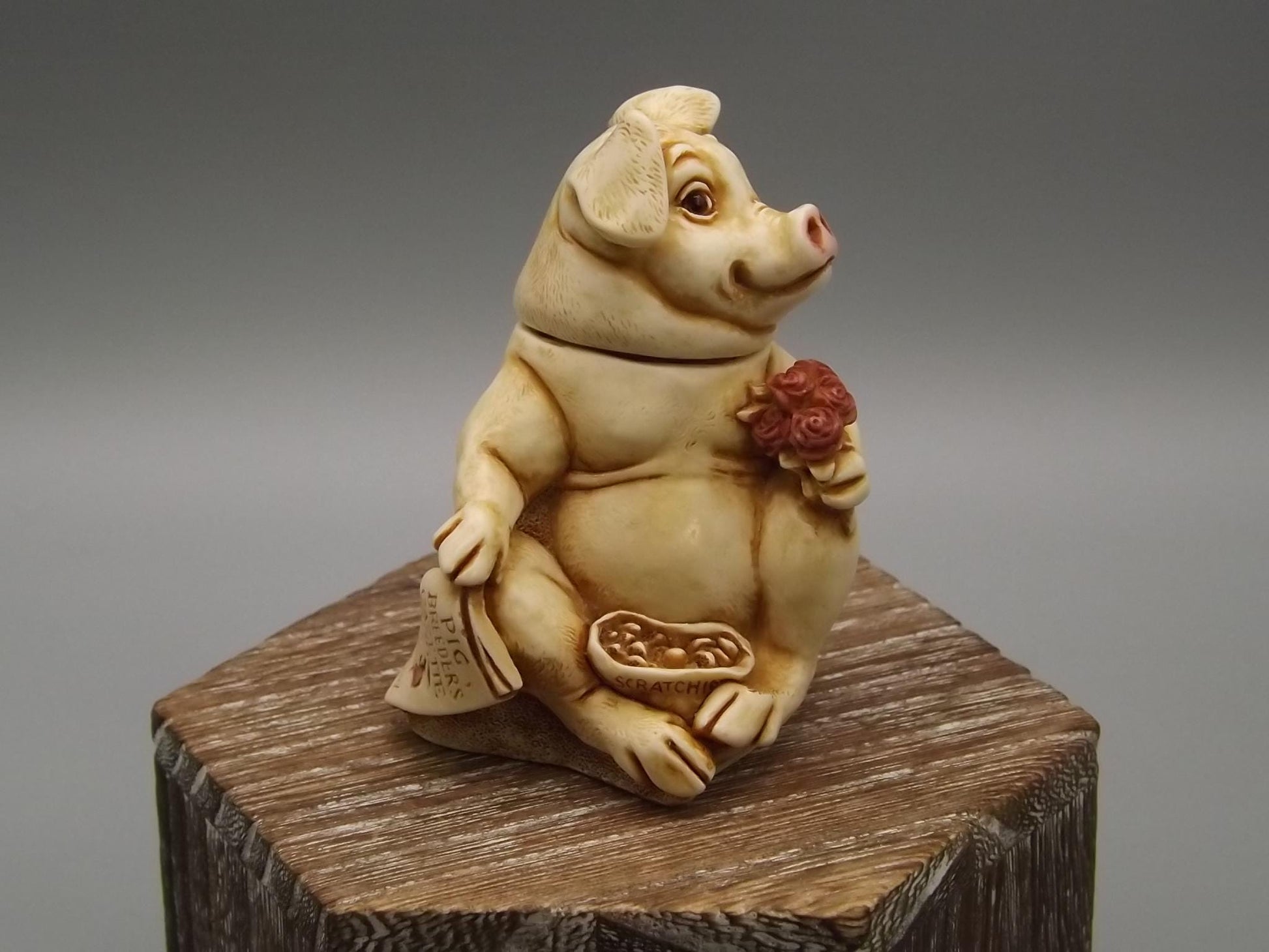 Vintage Harmony Kingdom Fragonard Box Figurine: Treasure Jest, COA & Box