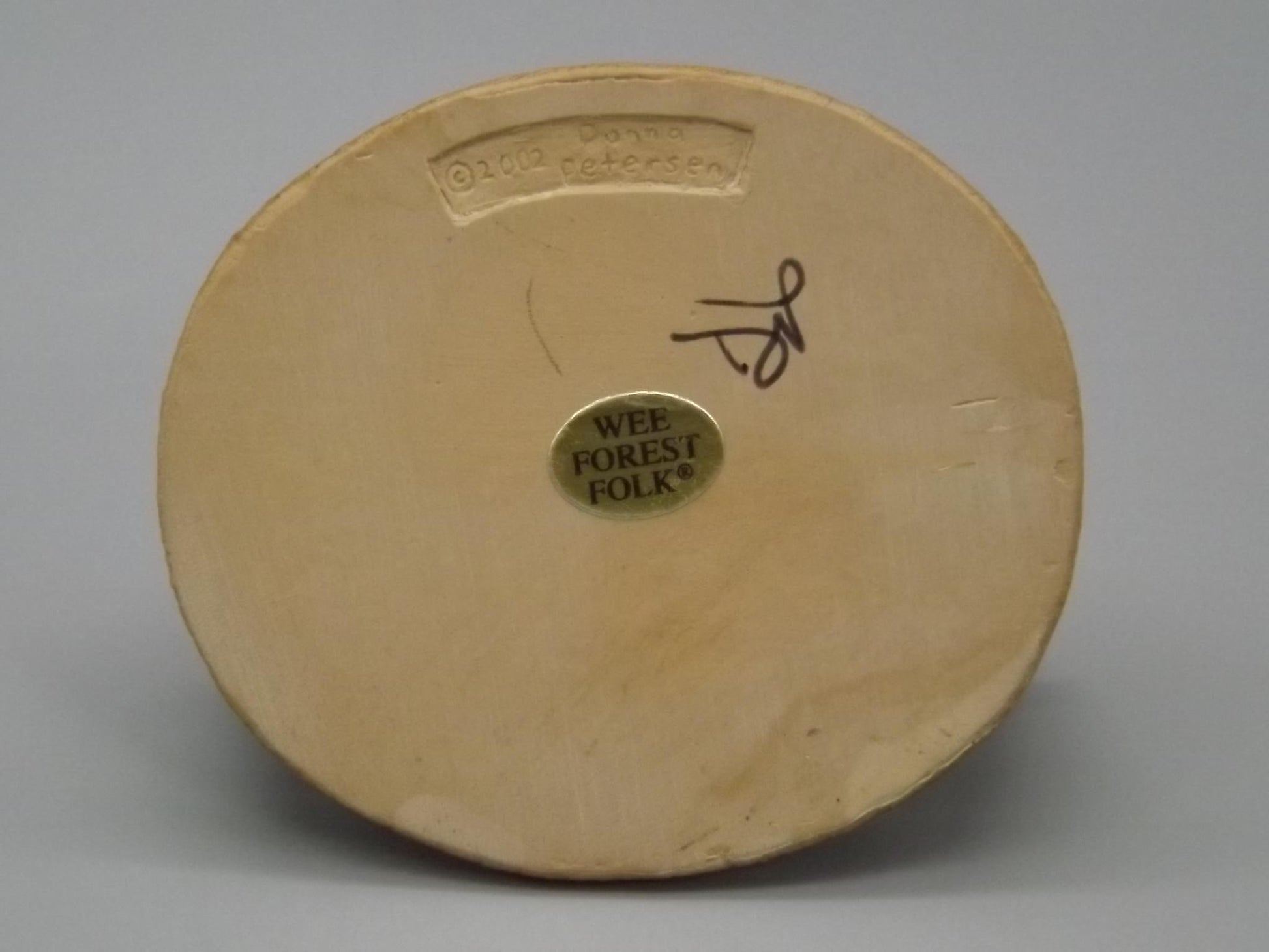 Vintage Wee Forest Folk Mice Figurine: Tea with Tillie, 2002