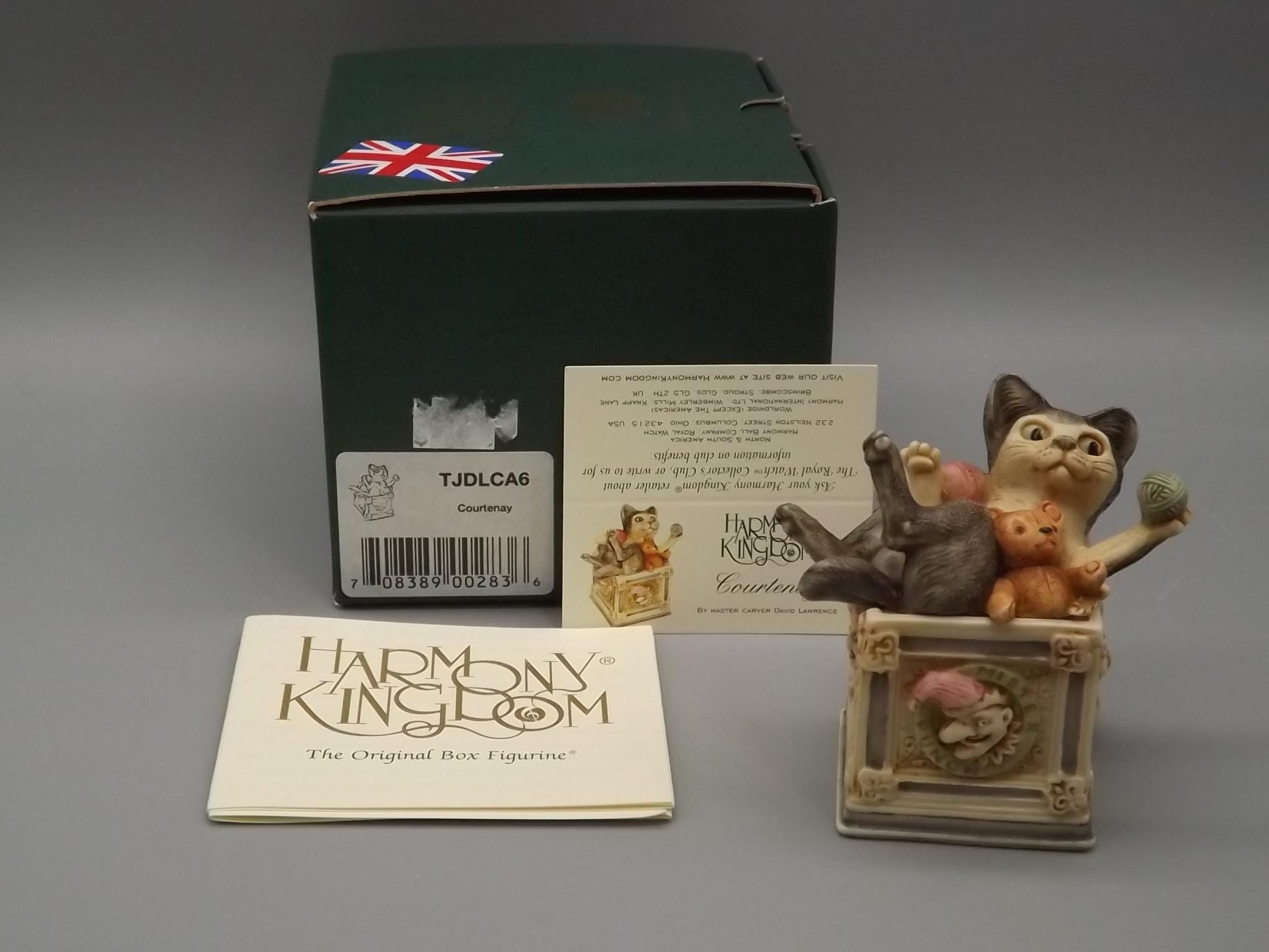 Vintage Harmony Kingdom Courtenay Jest Figurine: 2002 TJDLCA6 w/ Box & COA