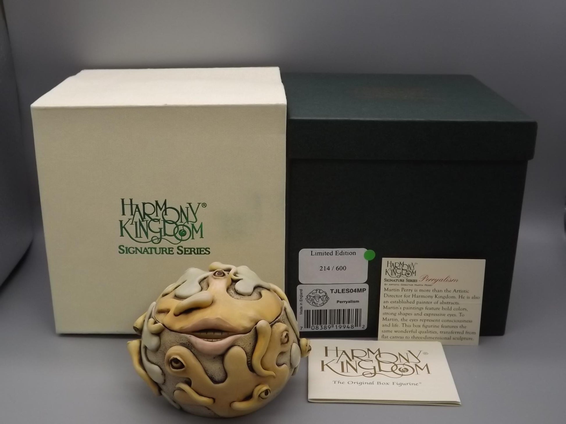 Vintage Harmony Kingdom Gruyere Mouse Figurine: Signed Limited Edition