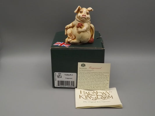 Vintage Harmony Kingdom Fragonard Box Figurine: Treasure Jest, COA & Box