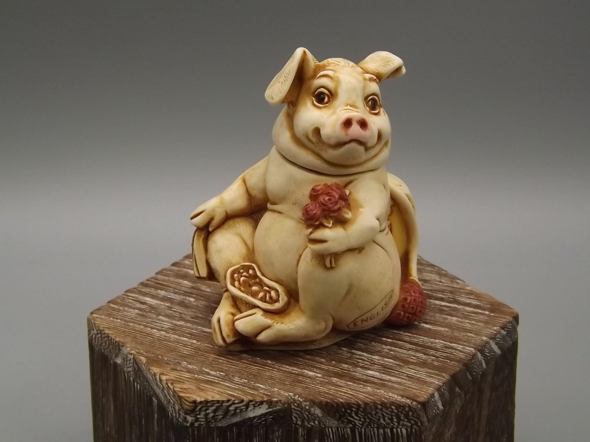 Vintage Harmony Kingdom Fragonard Box Figurine: Treasure Jest, COA & Box