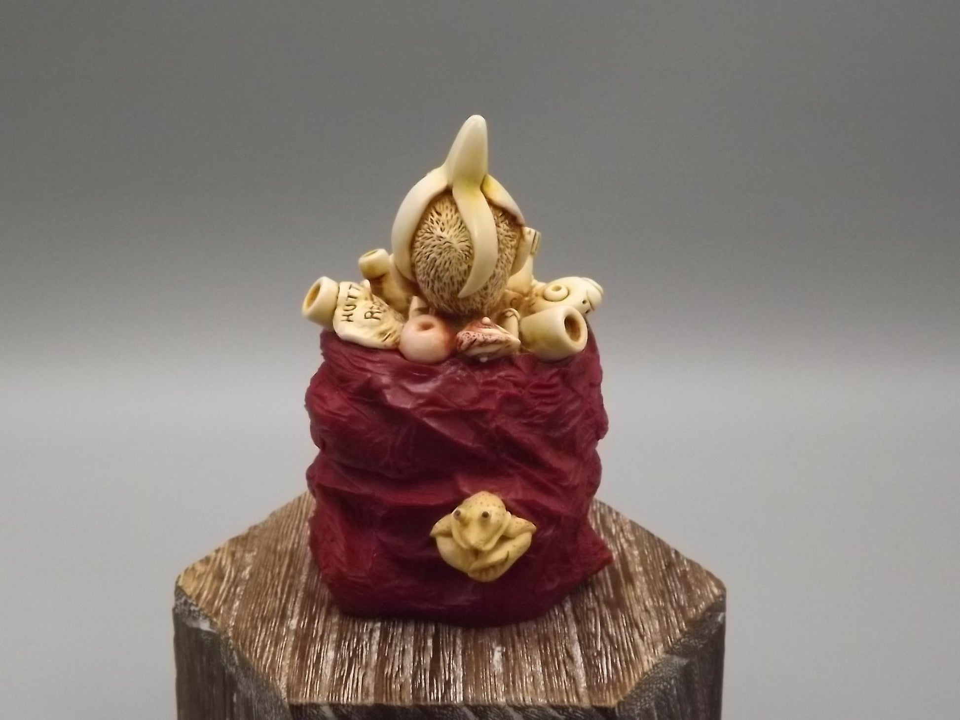 Vintage Harmony Kingdom Figurine: Refuse-d Collection, Lobster, Dark Red