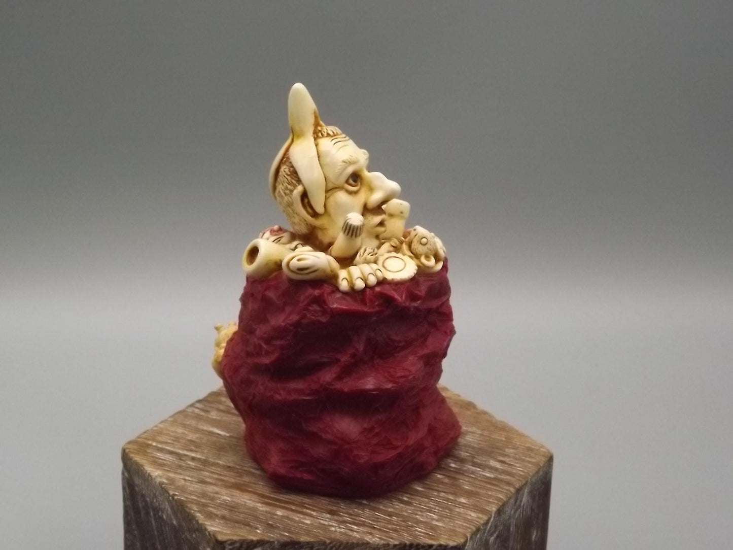 Vintage Harmony Kingdom Figurine: Refuse-d Collection, Lobster, Dark Red