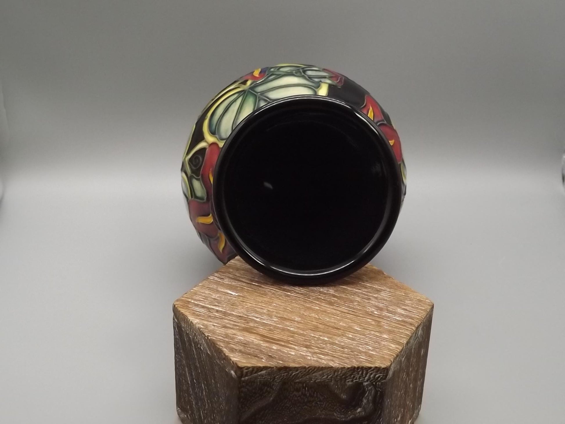 Moorcroft Pottery Palmata Vase: Shirley Hayes Design, 2000