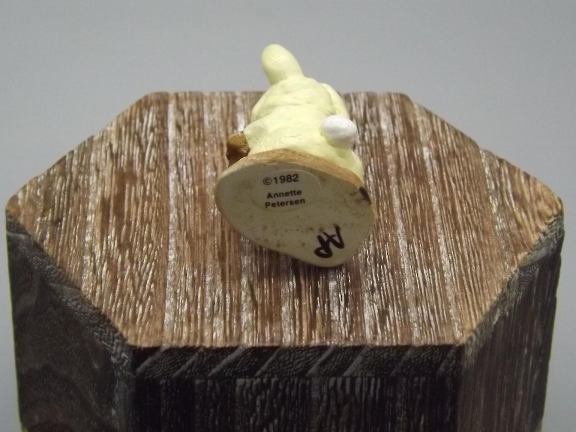 Vintage Wee Forest Folk Mouse: Easter Bunny Costume, Hand Painted Miniature