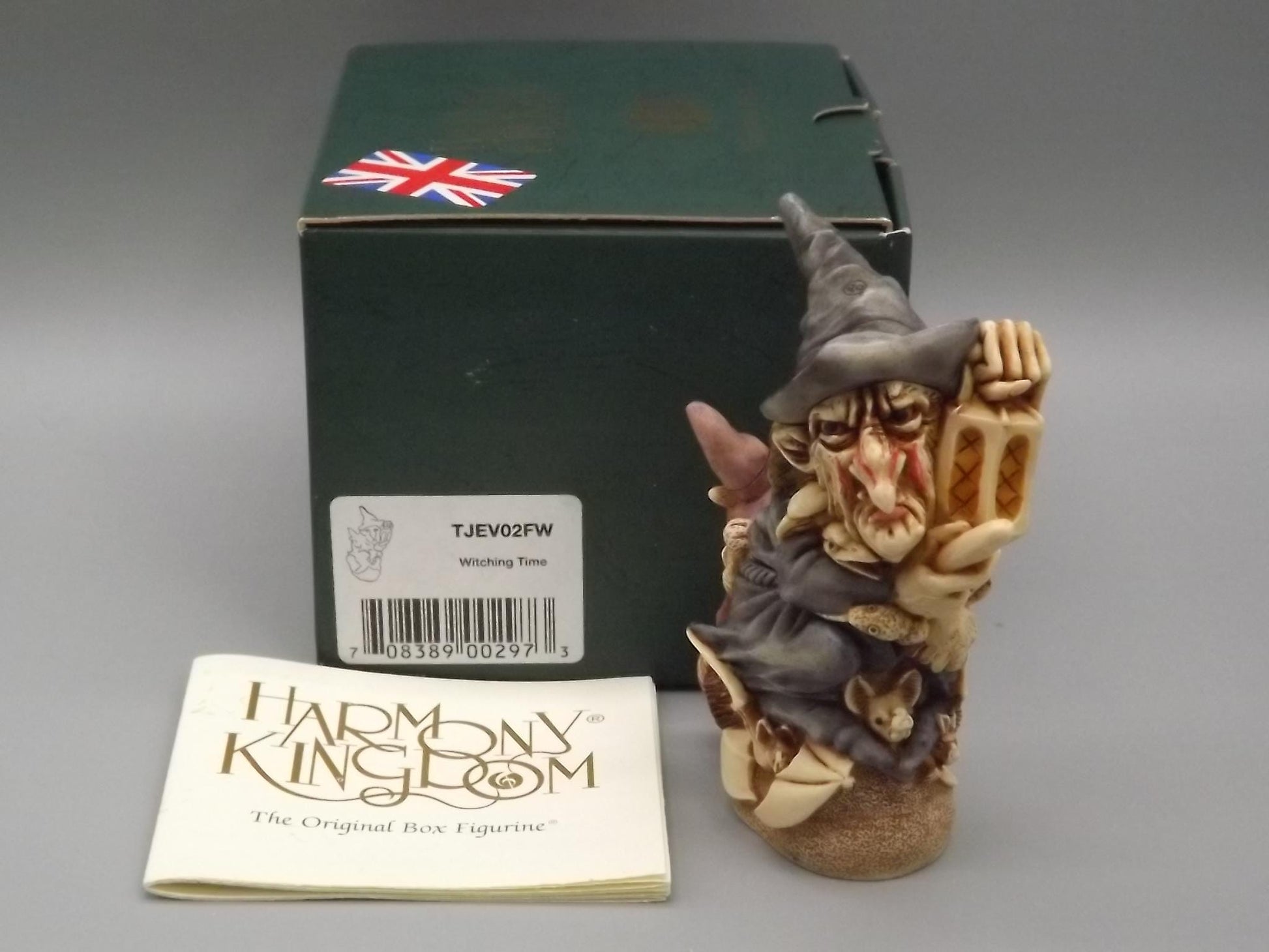 Vintage Harmony Kingdom Witching Time Figurine: 2002 Event Piece with Box