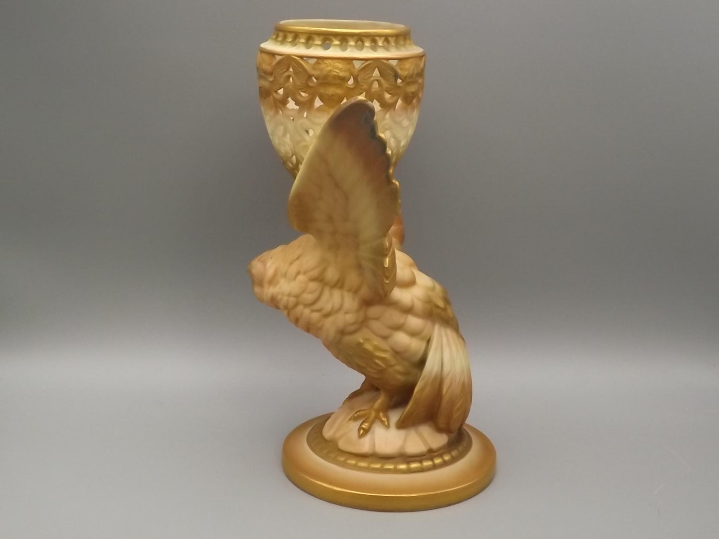 Vintage 1923 Royal Worcester Eagle Figurine: G11 Potpourri, No Lid