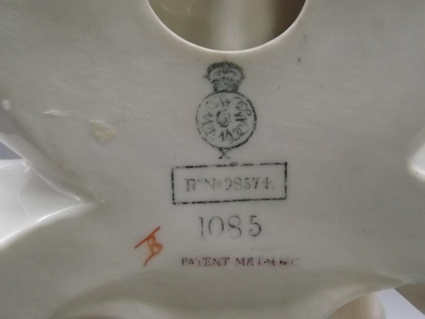 Vintage 1886 Royal Worcester Wall Pocket in excellent condition. An absolutely incredible piece. The date is verified by the markings.