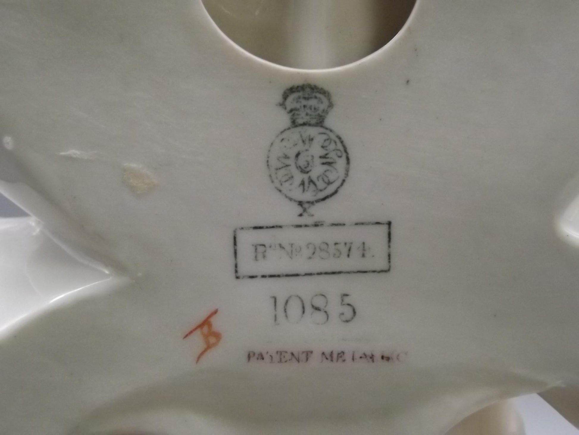 Vintage 1886 Royal Worcester Wall Pocket in excellent condition. An absolutely incredible piece. The date is verified by the markings.