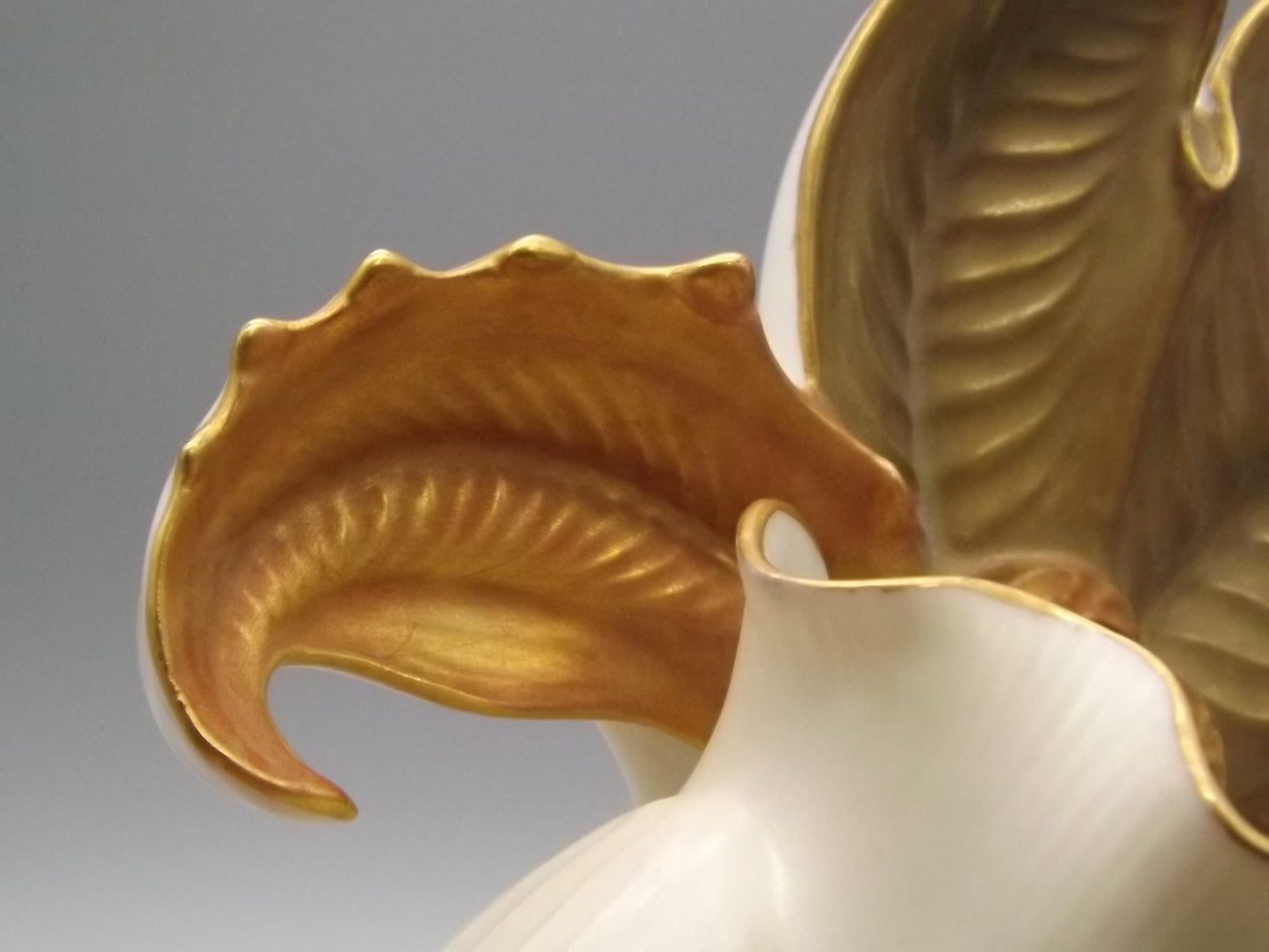 Vintage 1886 Royal Worcester Wall Pocket in excellent condition. An absolutely incredible piece. The date is verified by the markings.