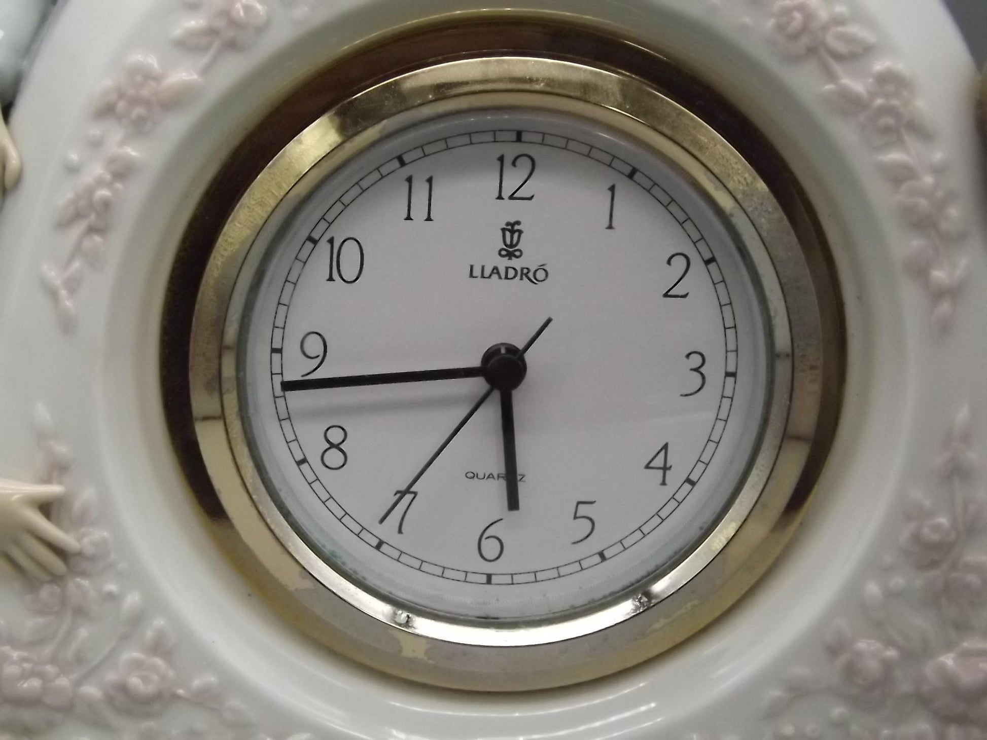 Vintage Lladro Two Sisters Clock #5776 (1991) with Original Box