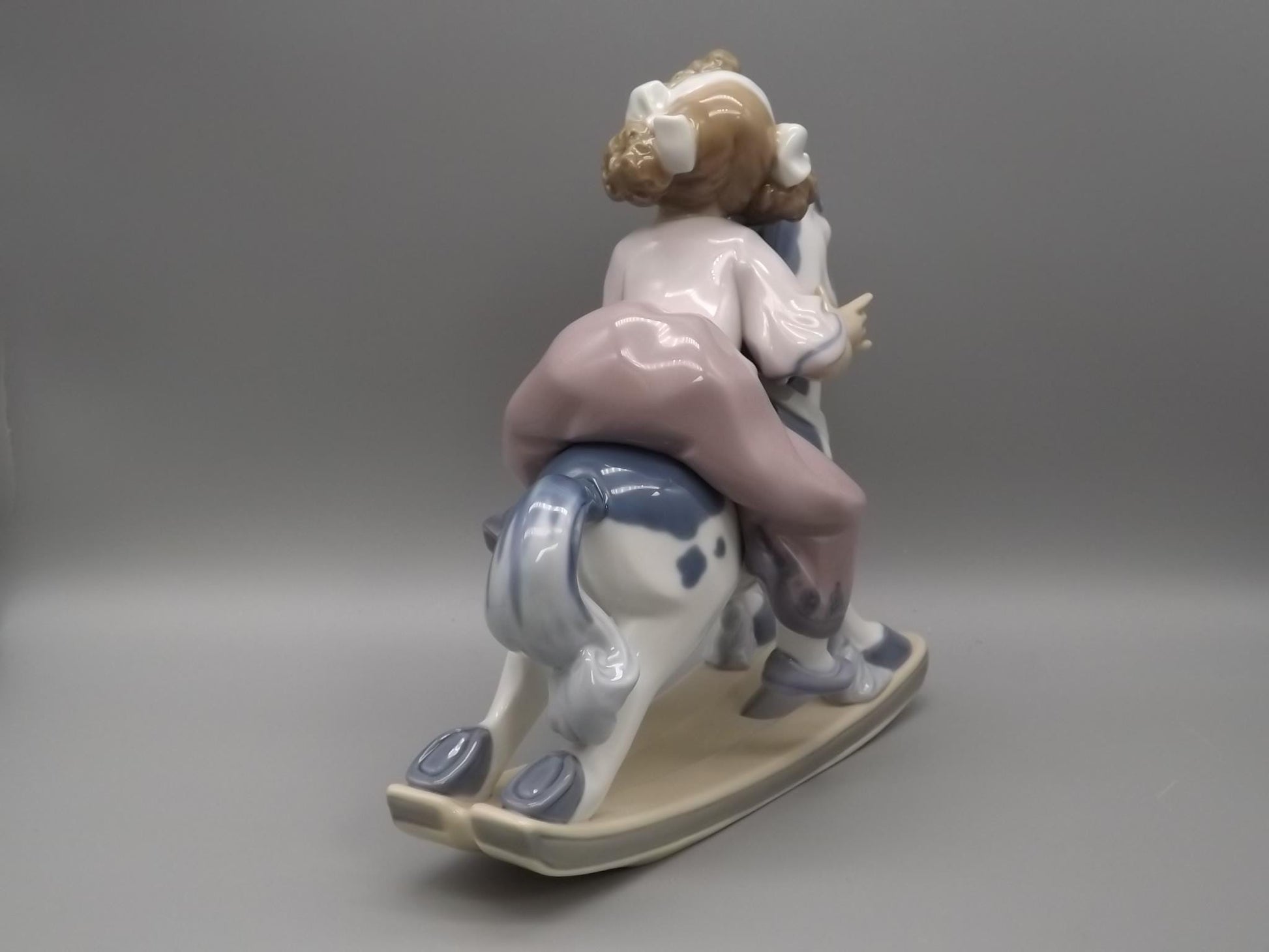 Vintage Lladro "Faithful Steed" Figurine #5769 - Girl on Rocking Horse with Original Box