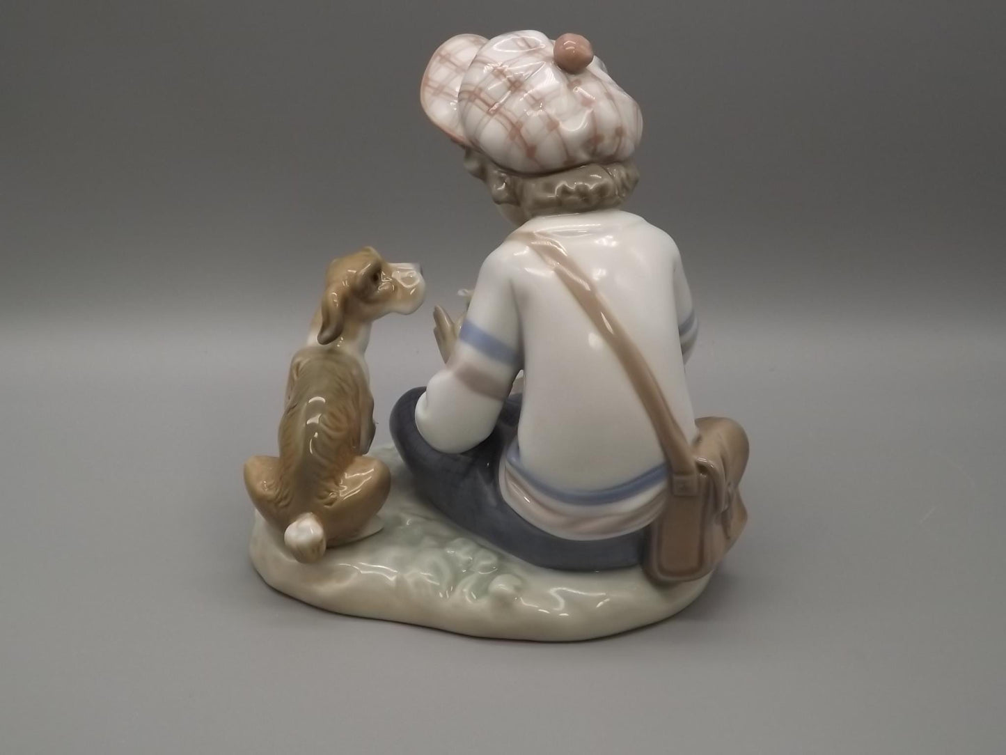 Vintage Lladro Figurine "I Hope She Does" #5450 - Boy with Daisy, Original Box