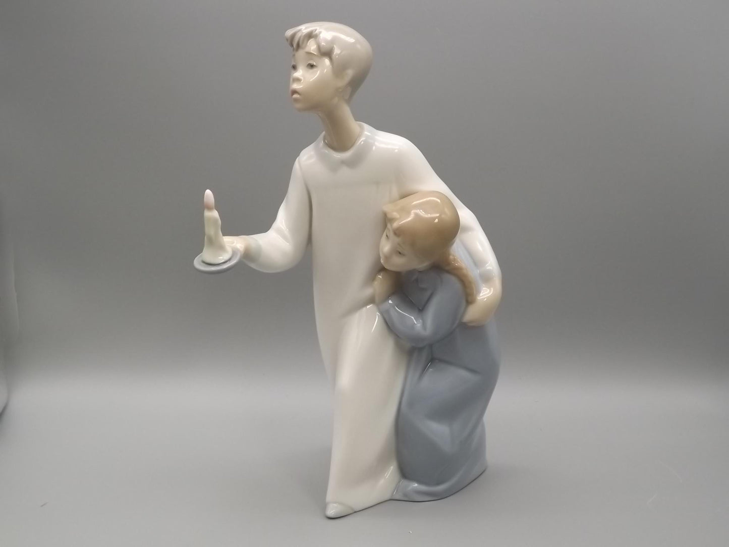 Vintage Lladro Children in Nightshirts Figurine #4874 - 1974 with Original Box