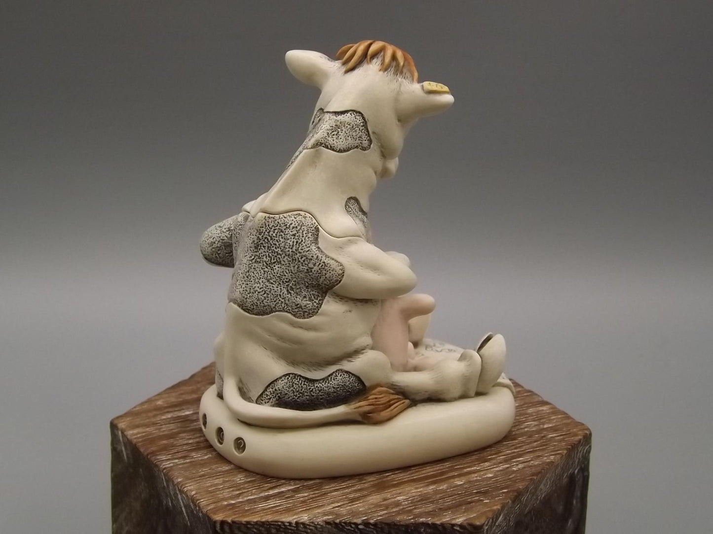 Vintage Harmony Kingdom "Got Milk" Figurine: Limited Edition Collectible with COA