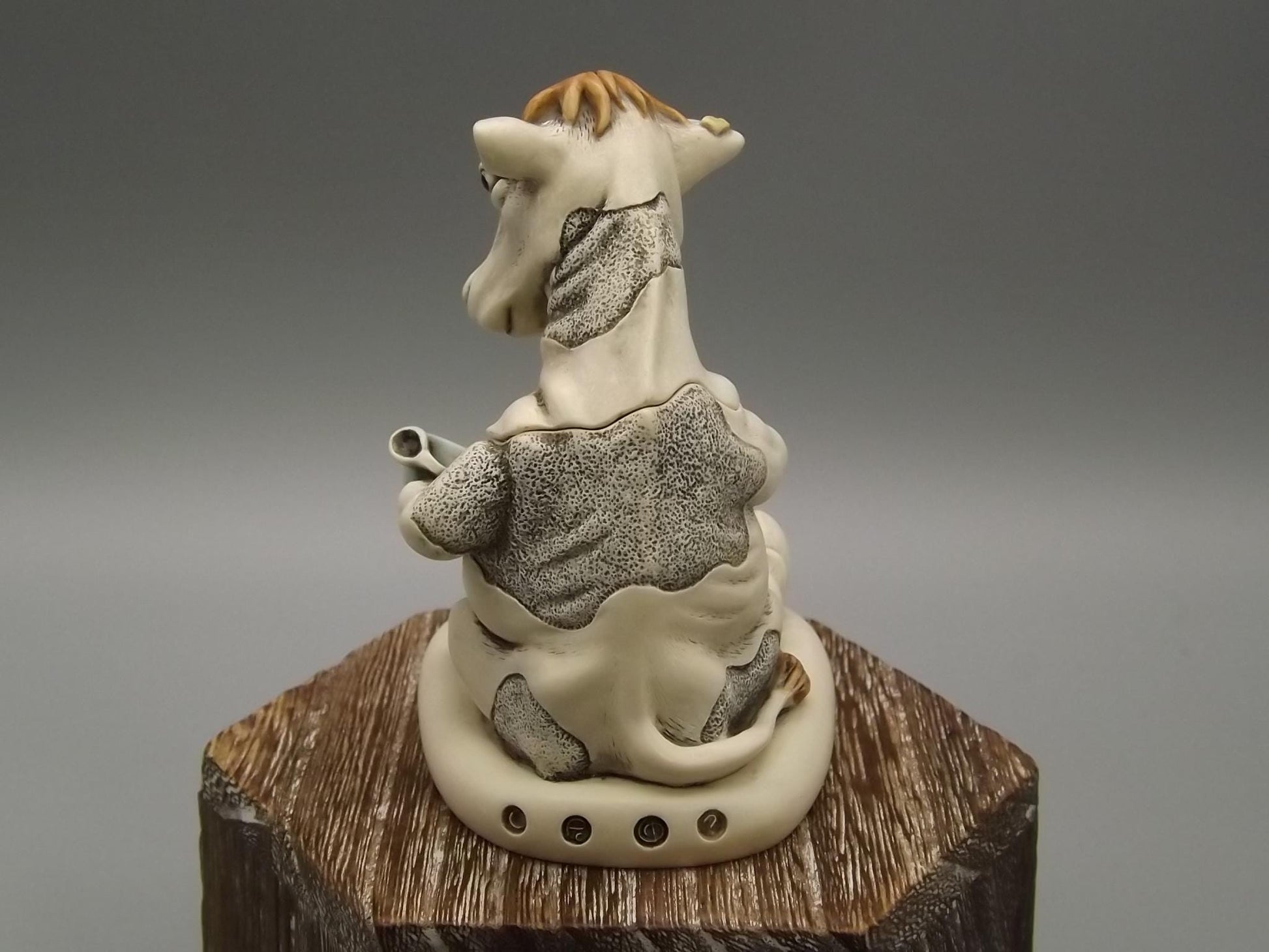 Vintage Harmony Kingdom "Got Milk" Figurine: Limited Edition Collectible with COA