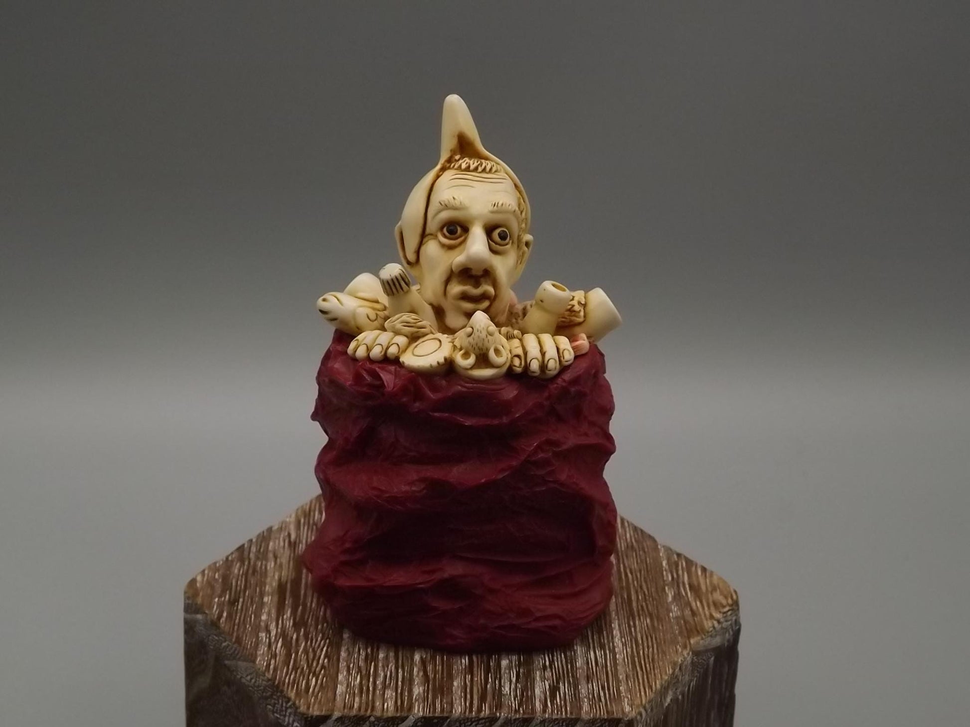 Vintage Harmony Kingdom Figurine: Refuse-d Collection, Lobster, Dark Red