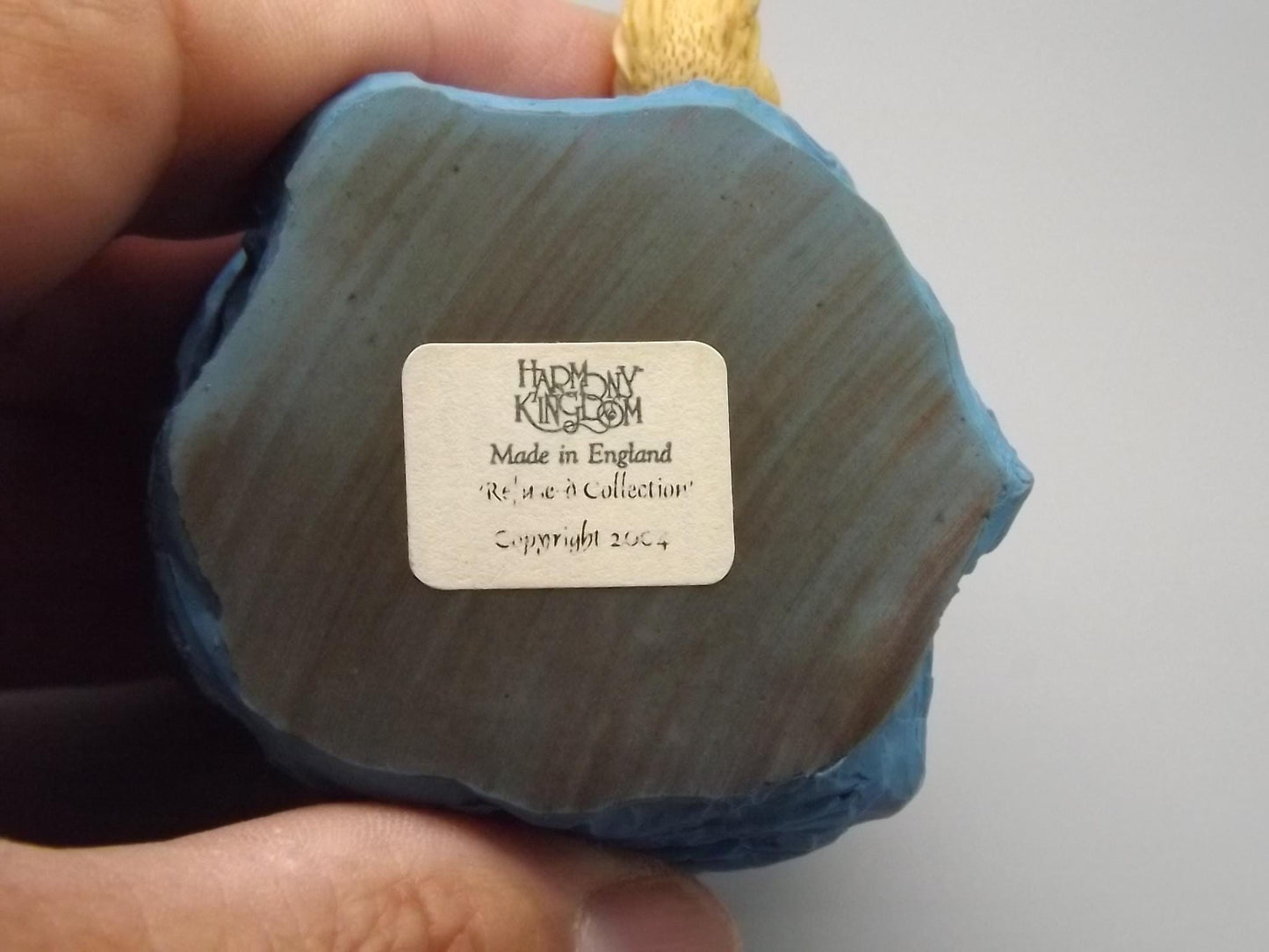 Vintage Harmony Kingdom "Refused-D Collection'" Jest Figurine TJEVo4MT no original box or COA Excellent condition. light Blue with penguin.