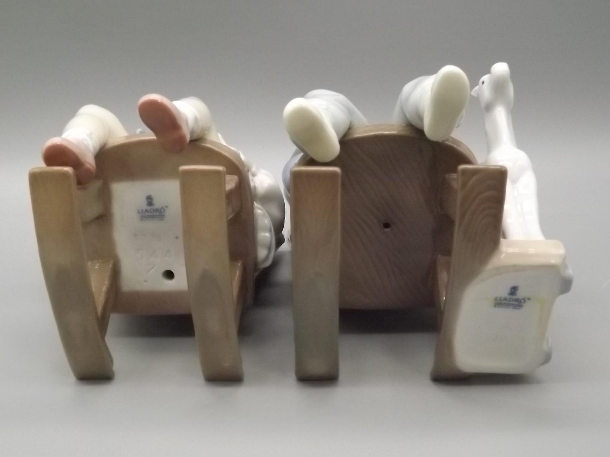 Vintage Lladro Figurines: Naptime & All Tuckered Out - Childhood Collection