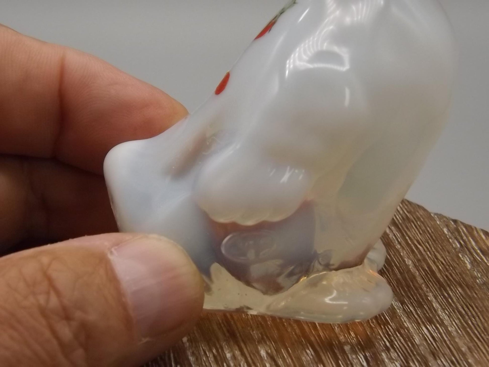 Vintage Fenton Hand-Painted Duckling Figurine: Signed Glass Art, 1970s