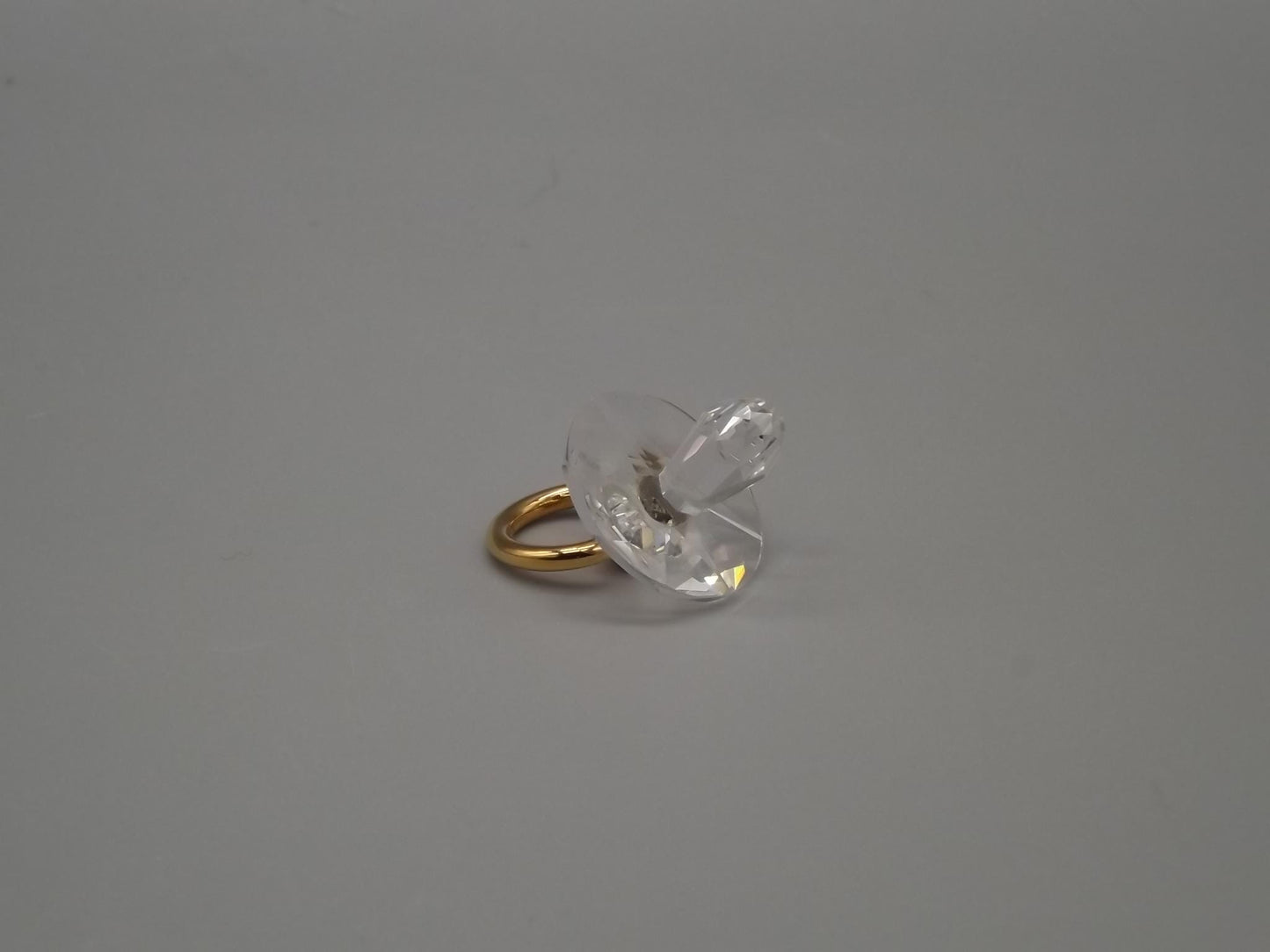 Vintage Swarovski Crystal Memories Pacifier Figurine - Original Box