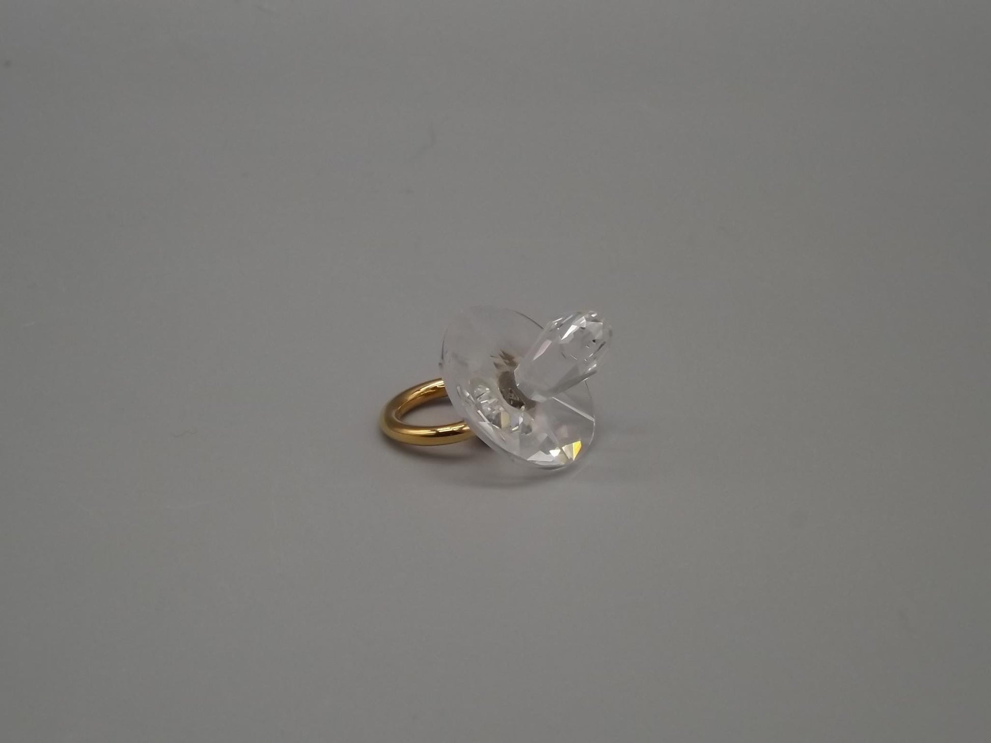 Vintage Swarovski Crystal Memories Pacifier Figurine - Original Box