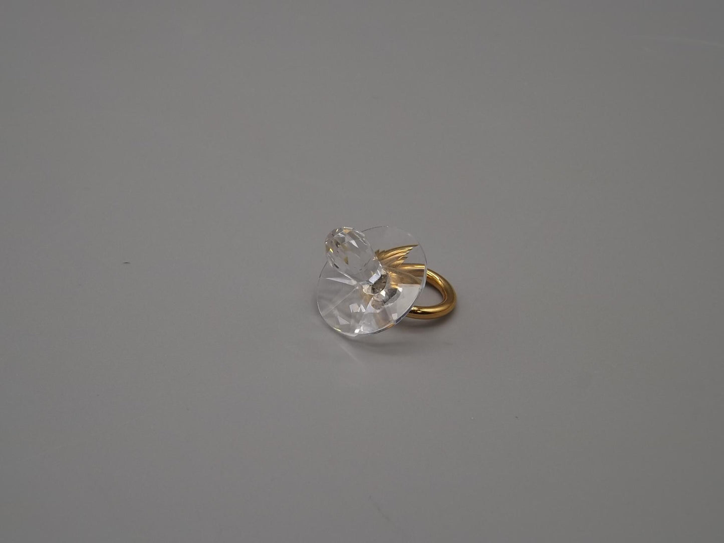 Vintage Swarovski Crystal Memories Pacifier Figurine - Original Box